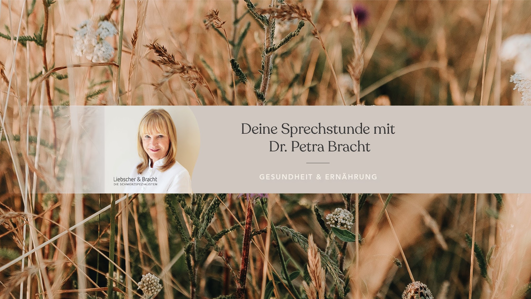 Dr. Petra Bracht YouTube banner