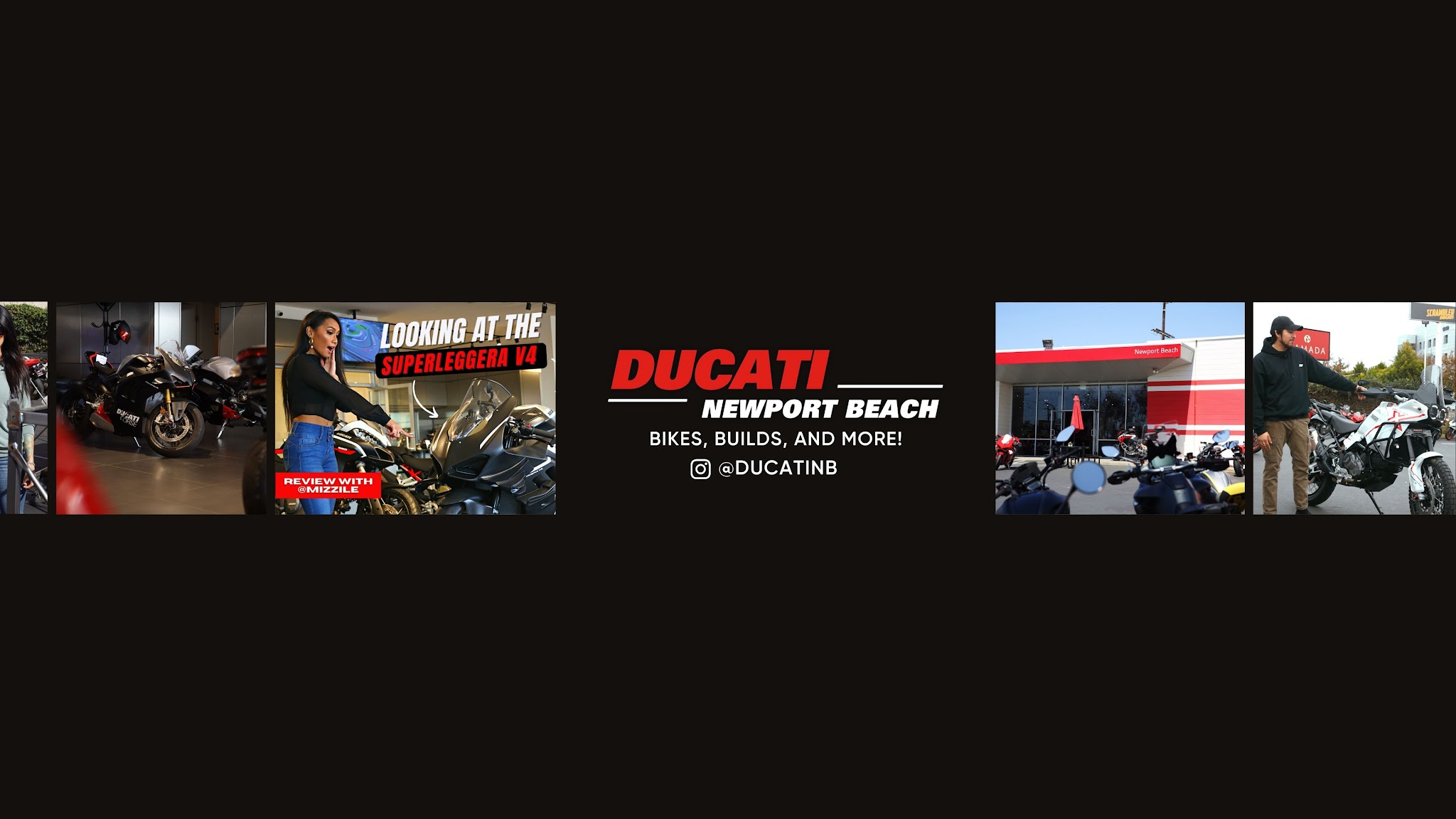 Ducati Newport Beach YouTube banner