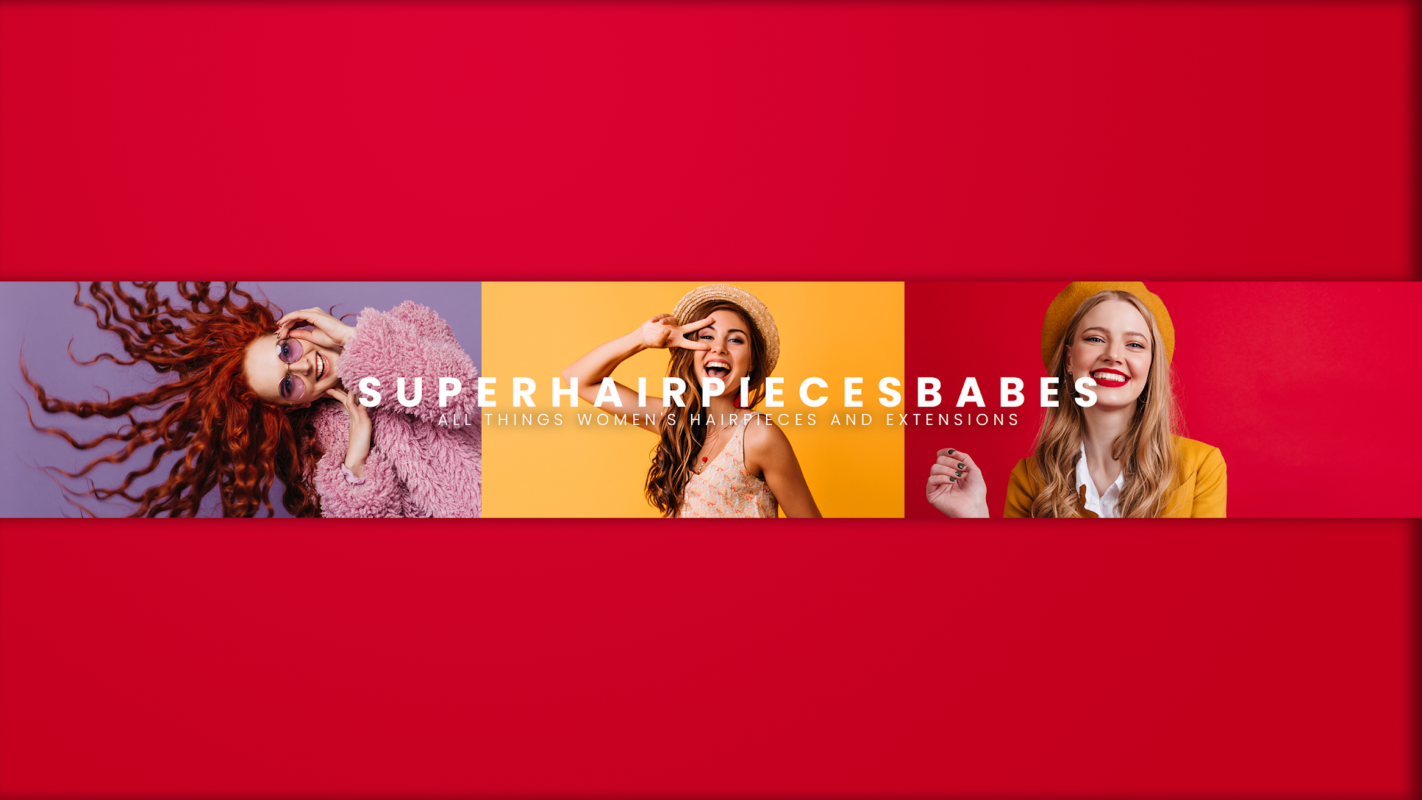 SuperhairpiecesBabes YouTube banner