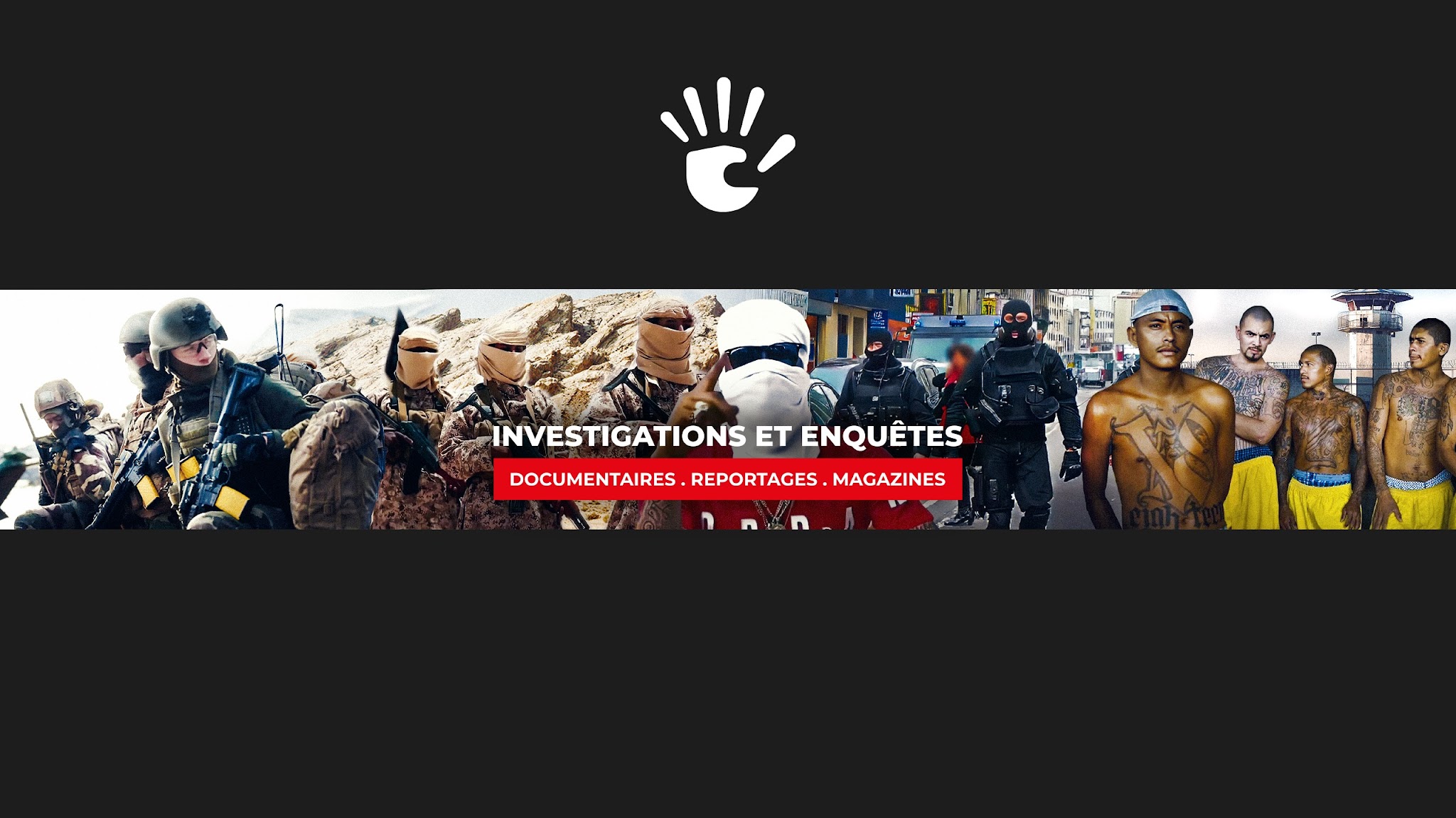 Investigations et Enquêtes YouTube banner