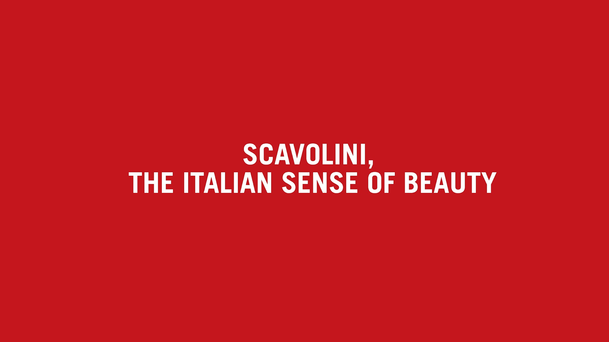 Scavolini YouTube banner