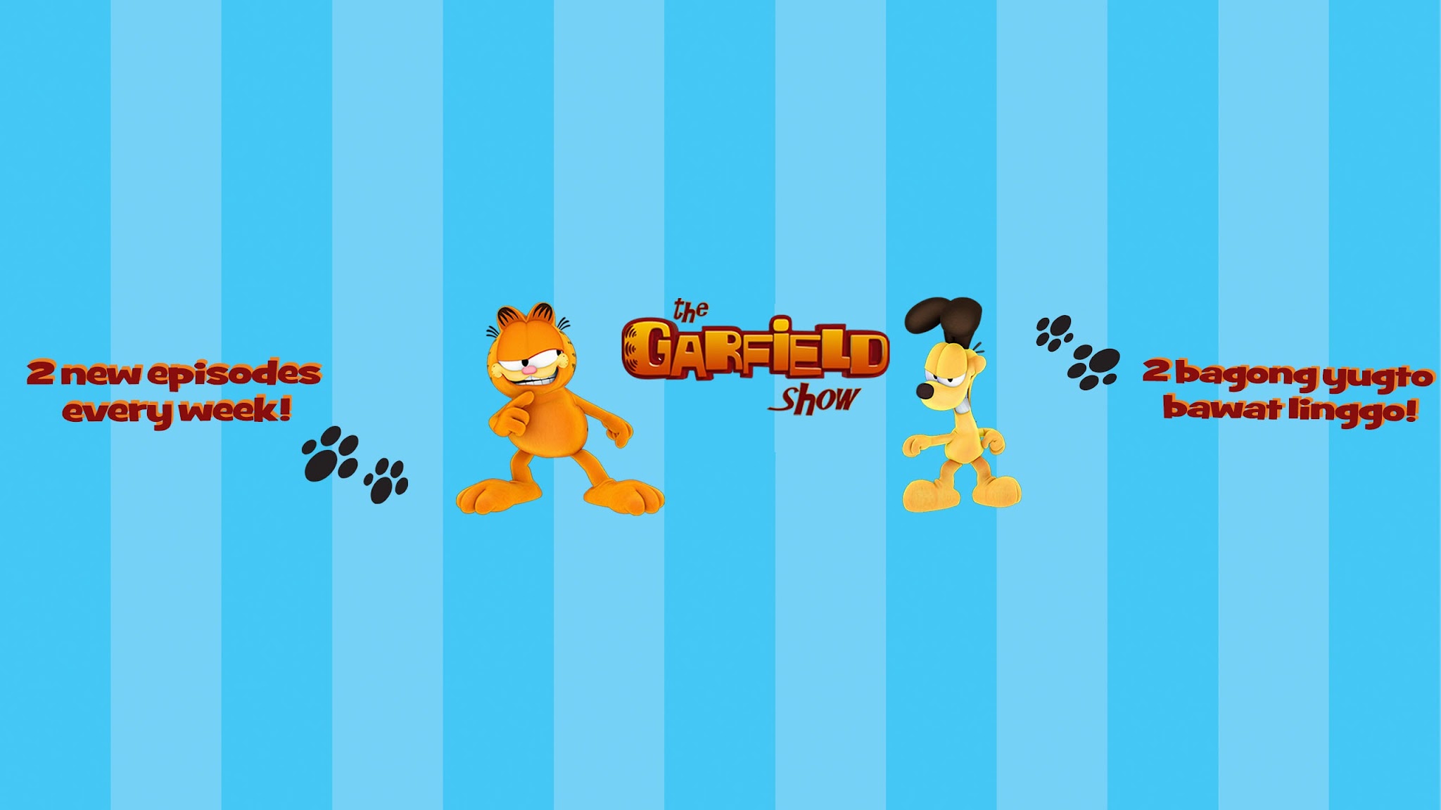 THE GARFIELD SHOW TAGALOG OPISYAL YouTube banner