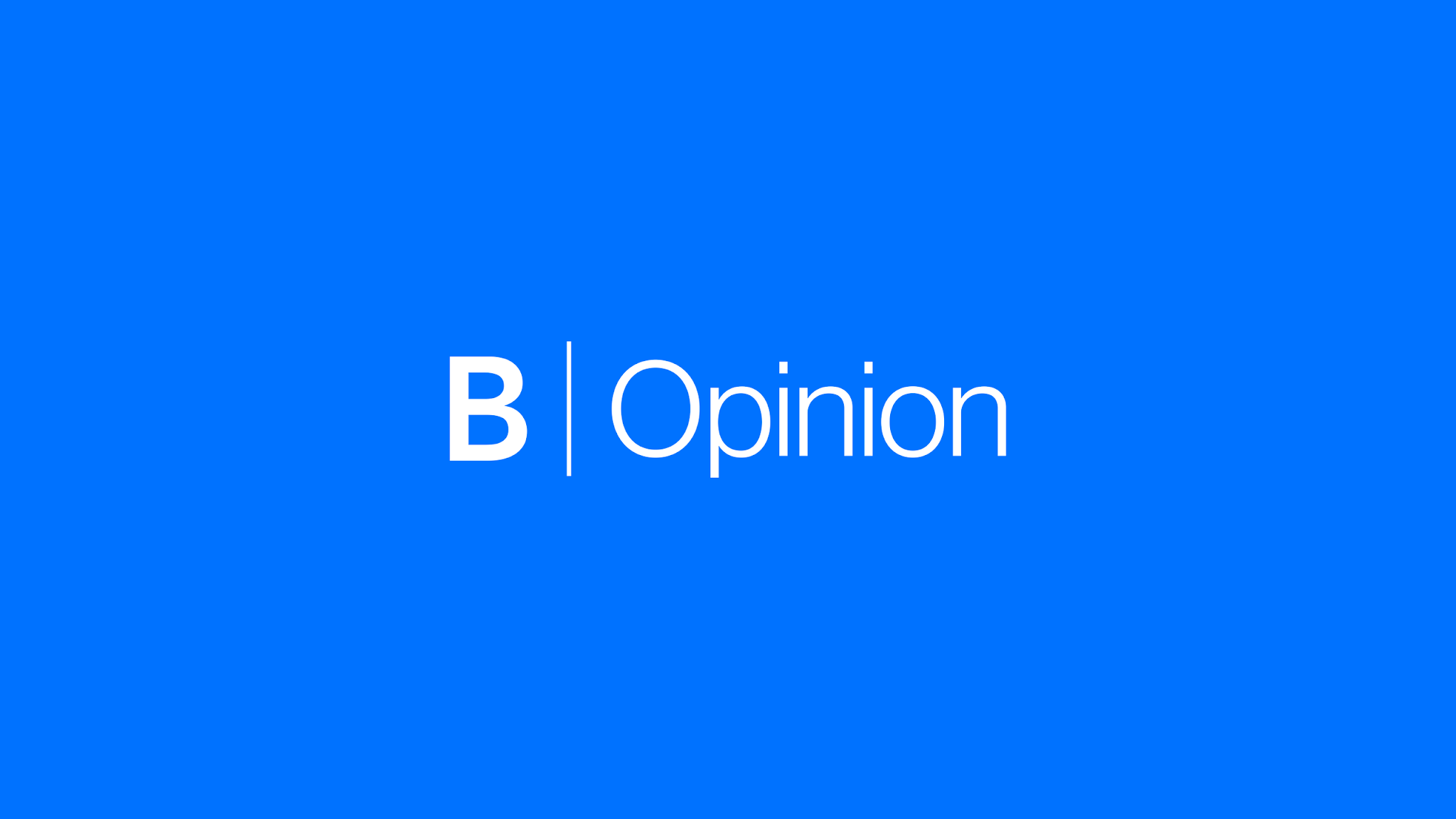 Bloomberg Opinion YouTube banner