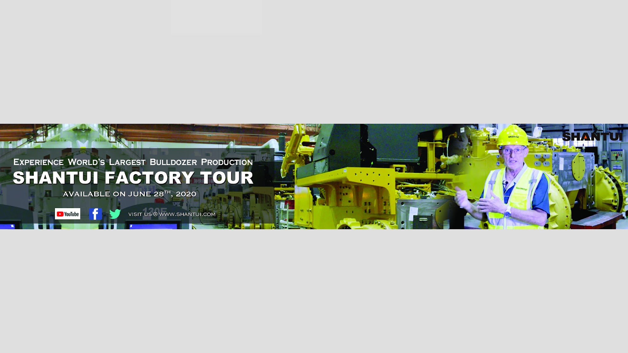 Shantui Global YouTube banner