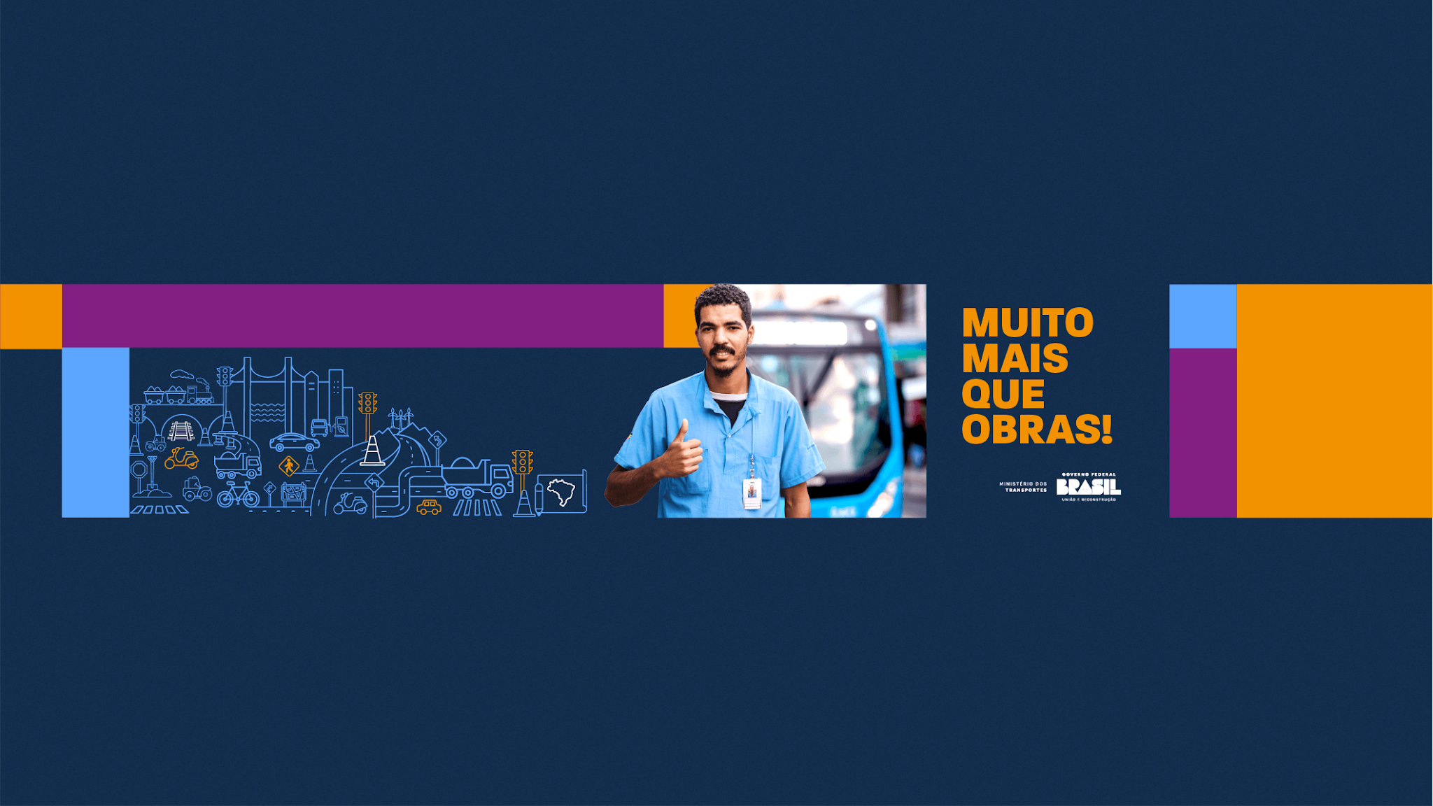 Ministério dos Transportes YouTube banner