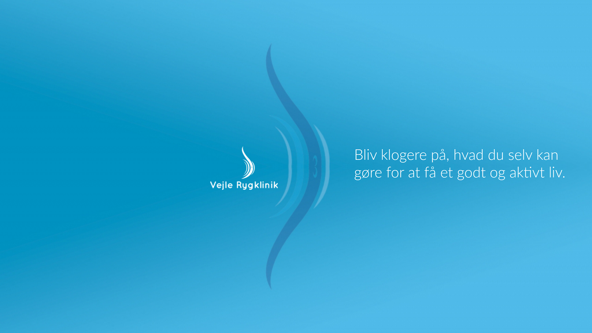 Vejle Rygklinik YouTube banner