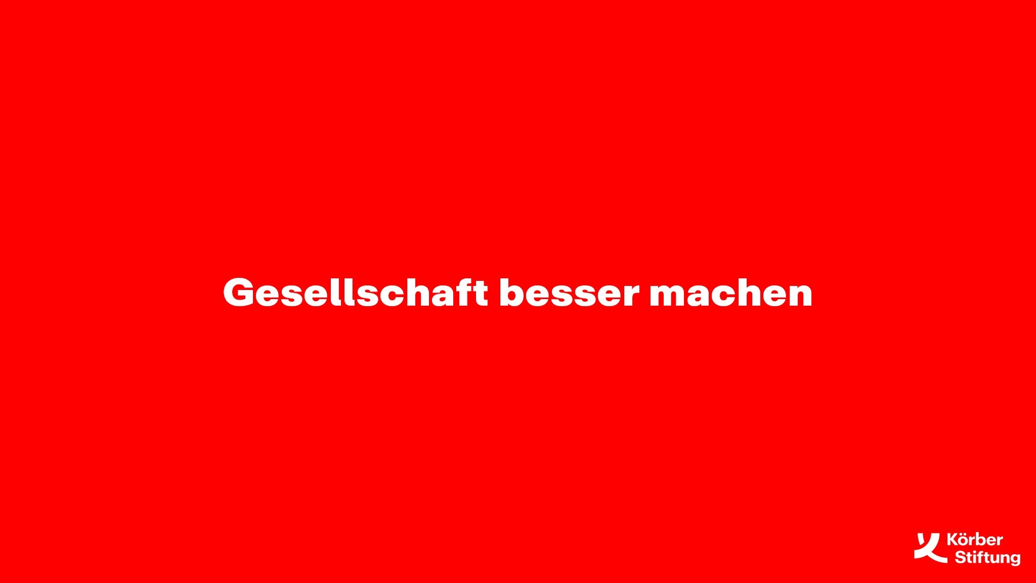Körber-Stiftung YouTube banner