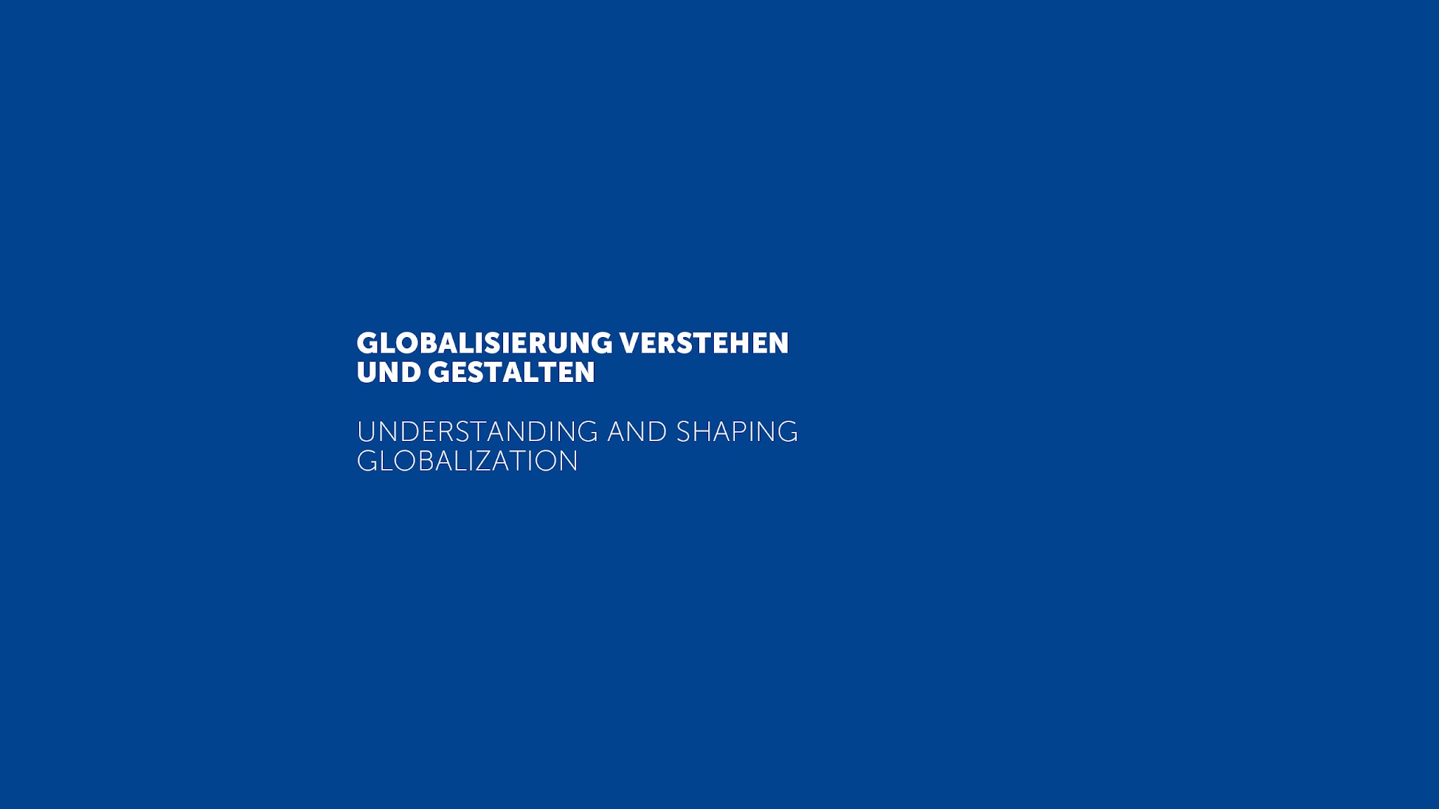Kiel Institute for the World Economy YouTube banner