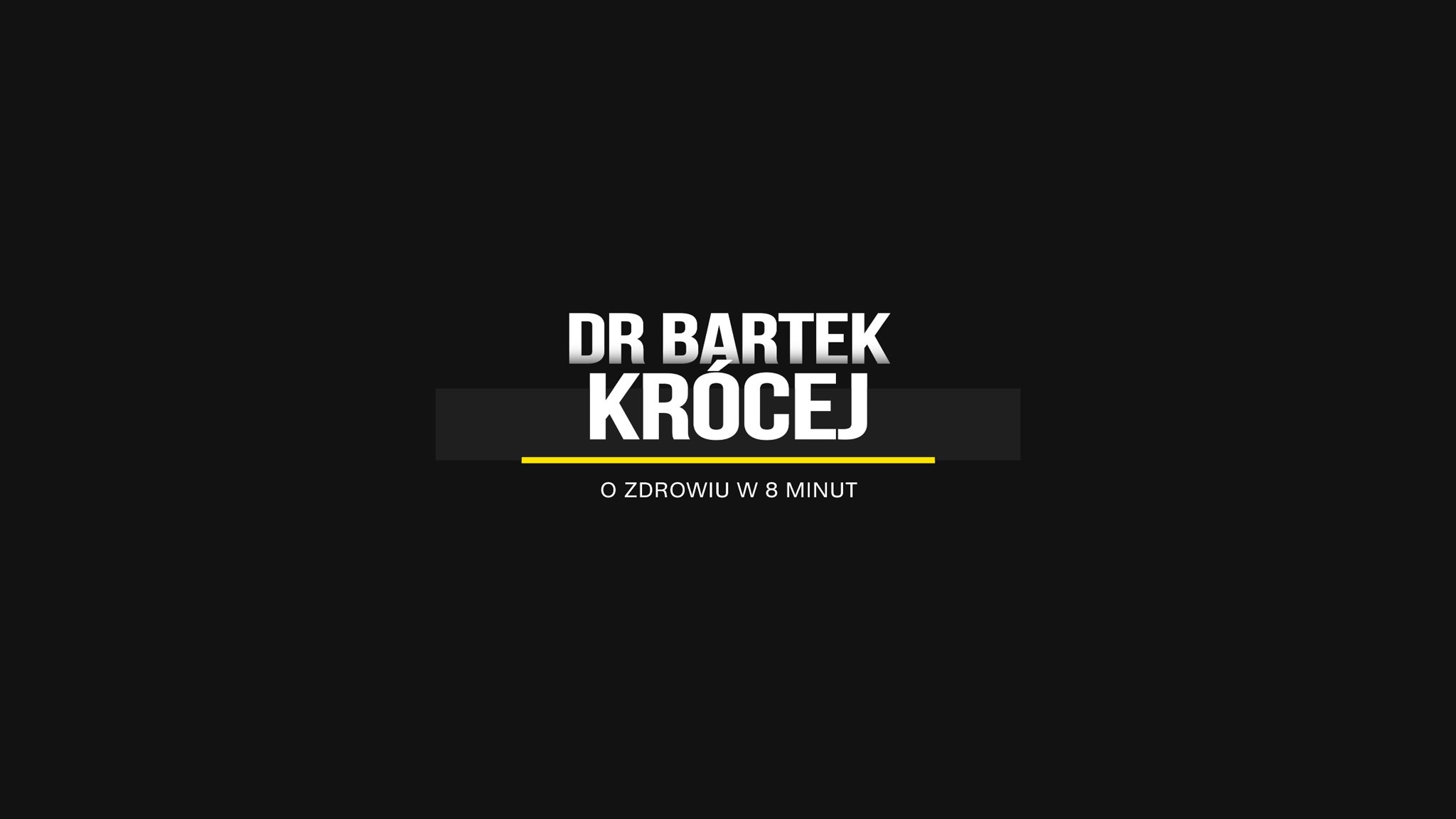 dr Bartek KRÓCEJ YouTube banner