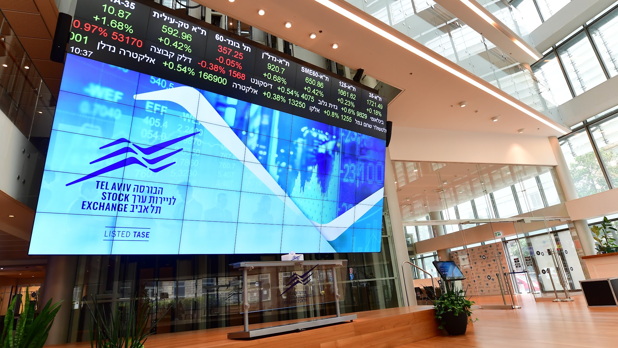 Tel- Aviv Stock Exchange YouTube banner