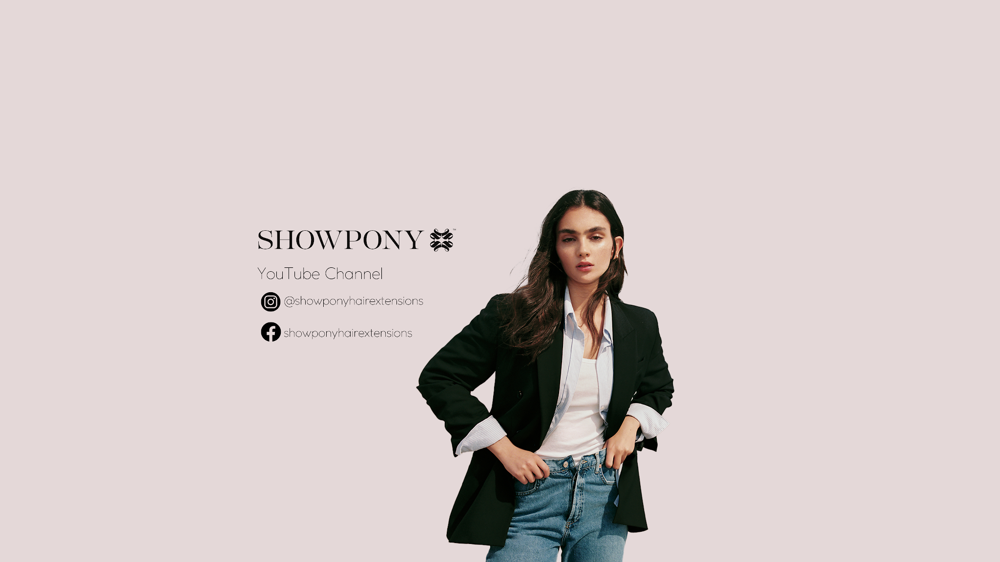 Showpony Hair Extensions YouTube banner