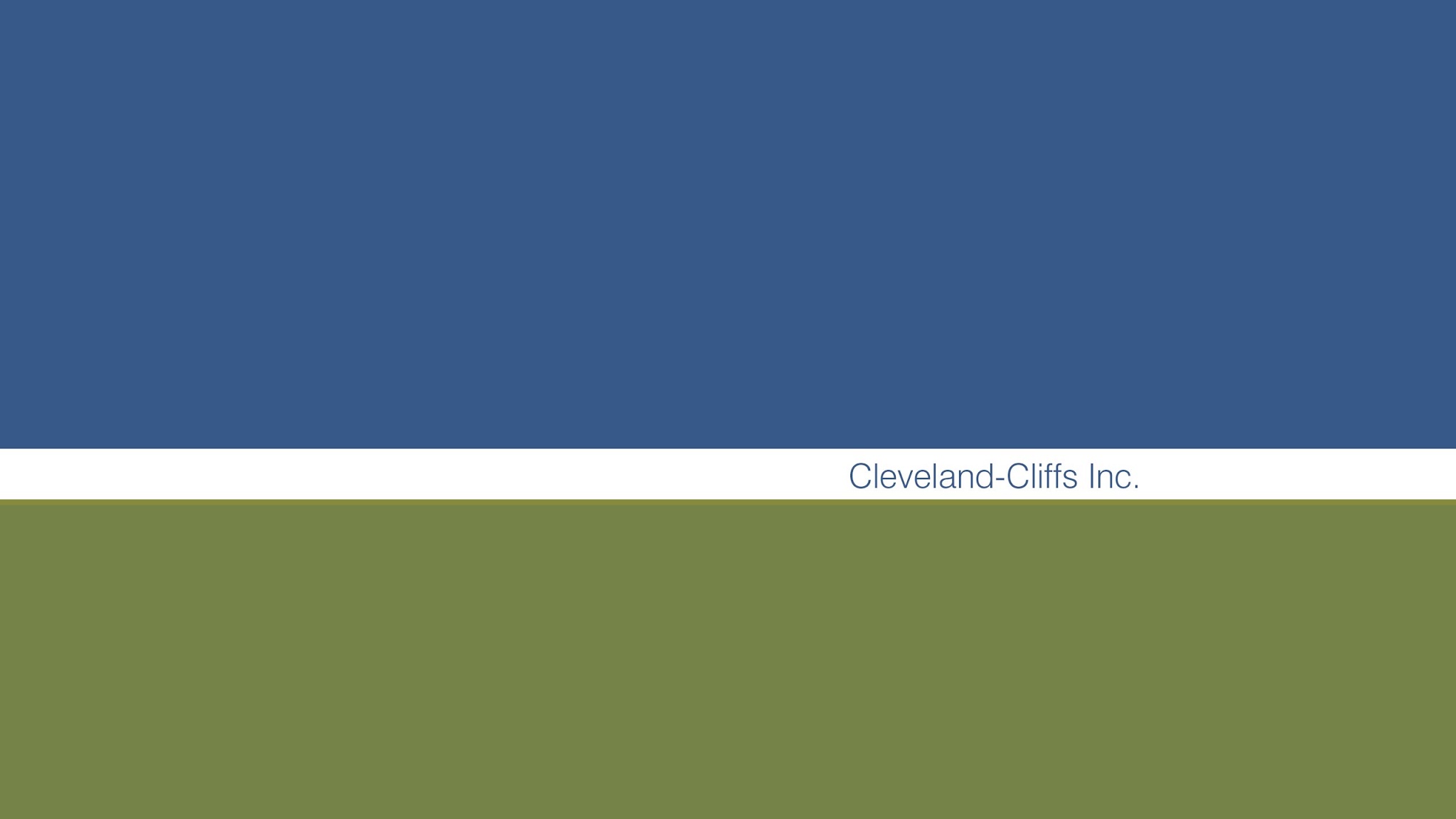 Cleveland-Cliffs Inc. YouTube banner