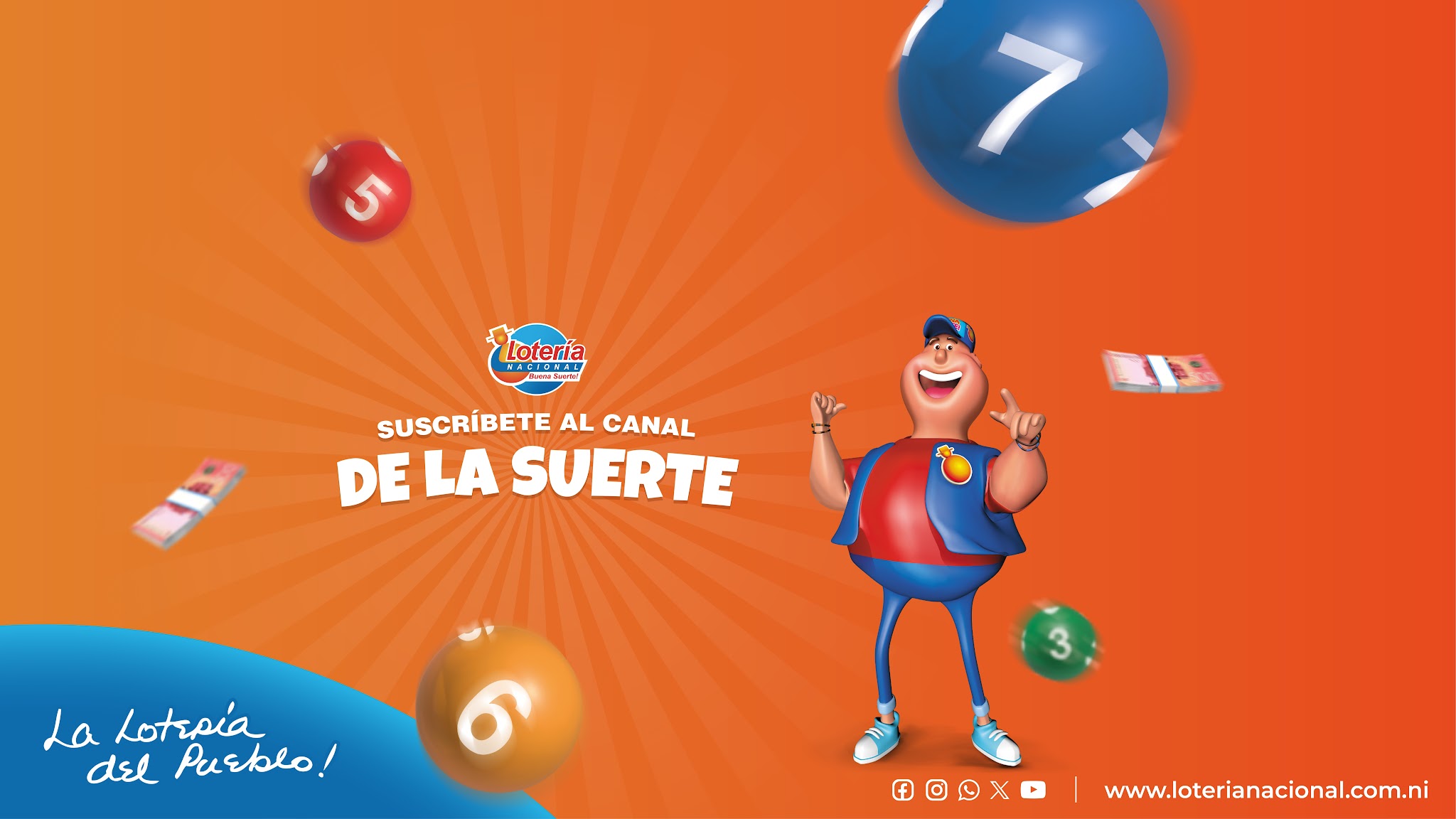 Loteria Nacional Nicaragua YouTube banner