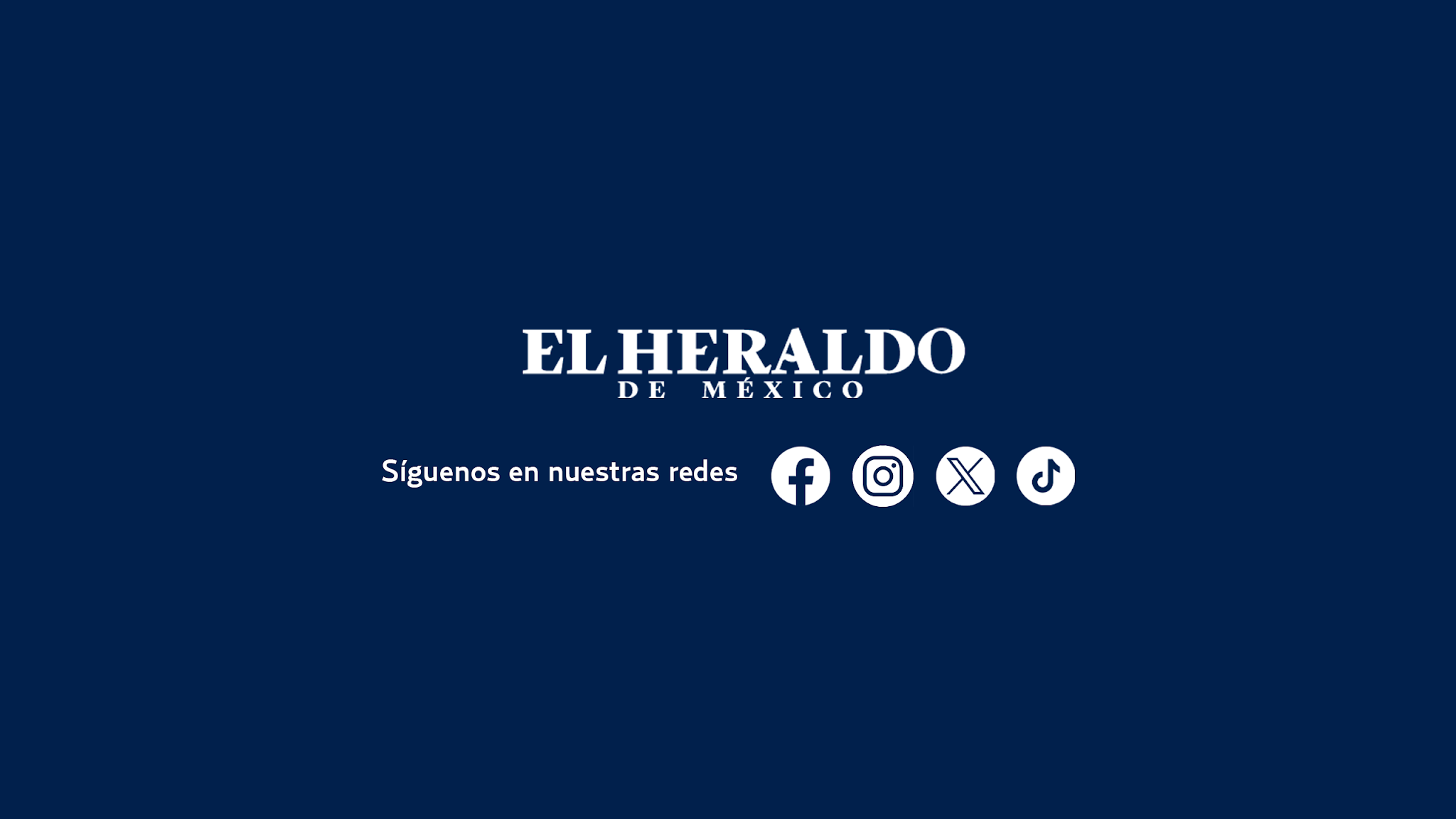 El Heraldo de México YouTube banner