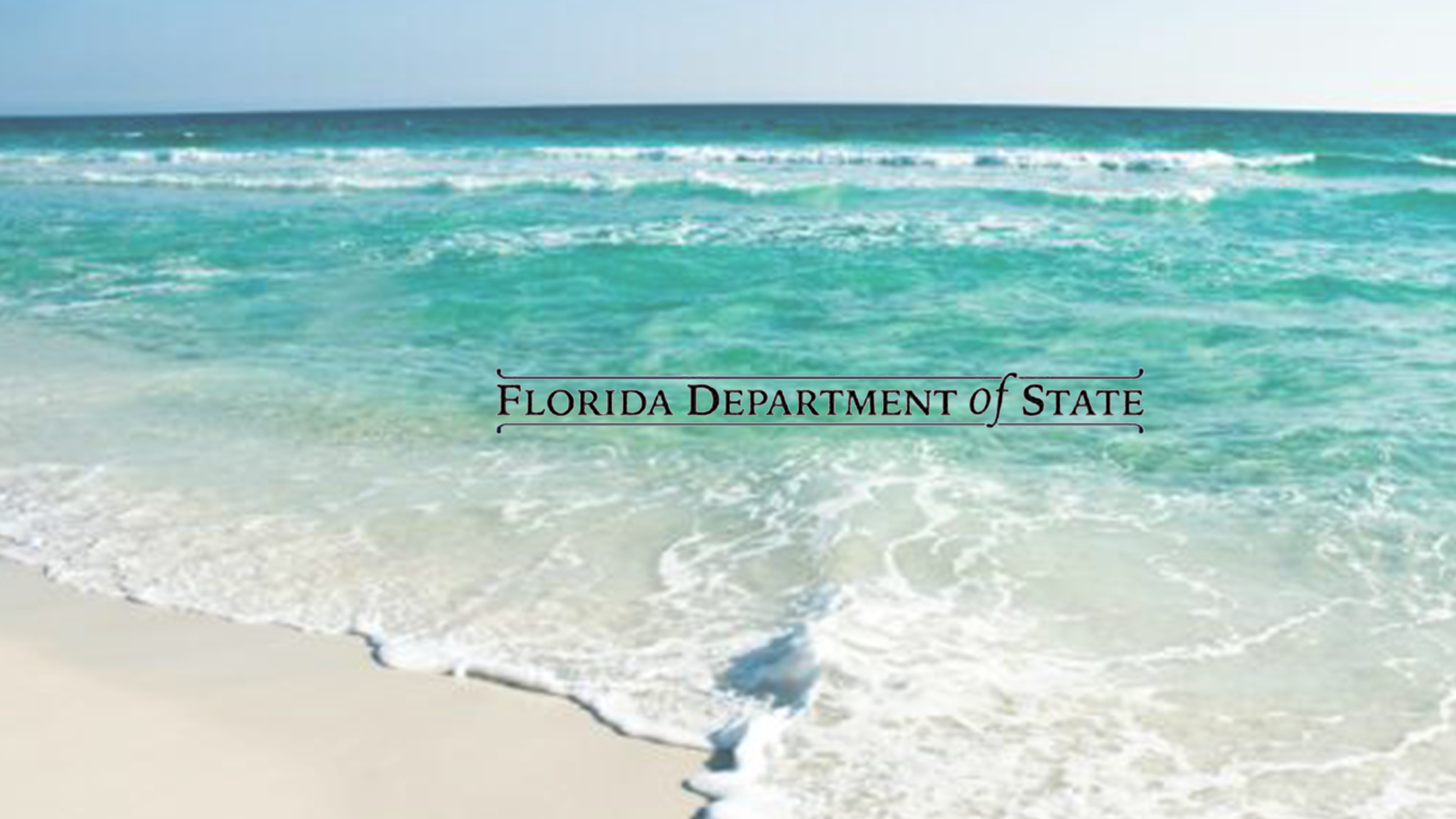 Florida Department of State YouTube banner