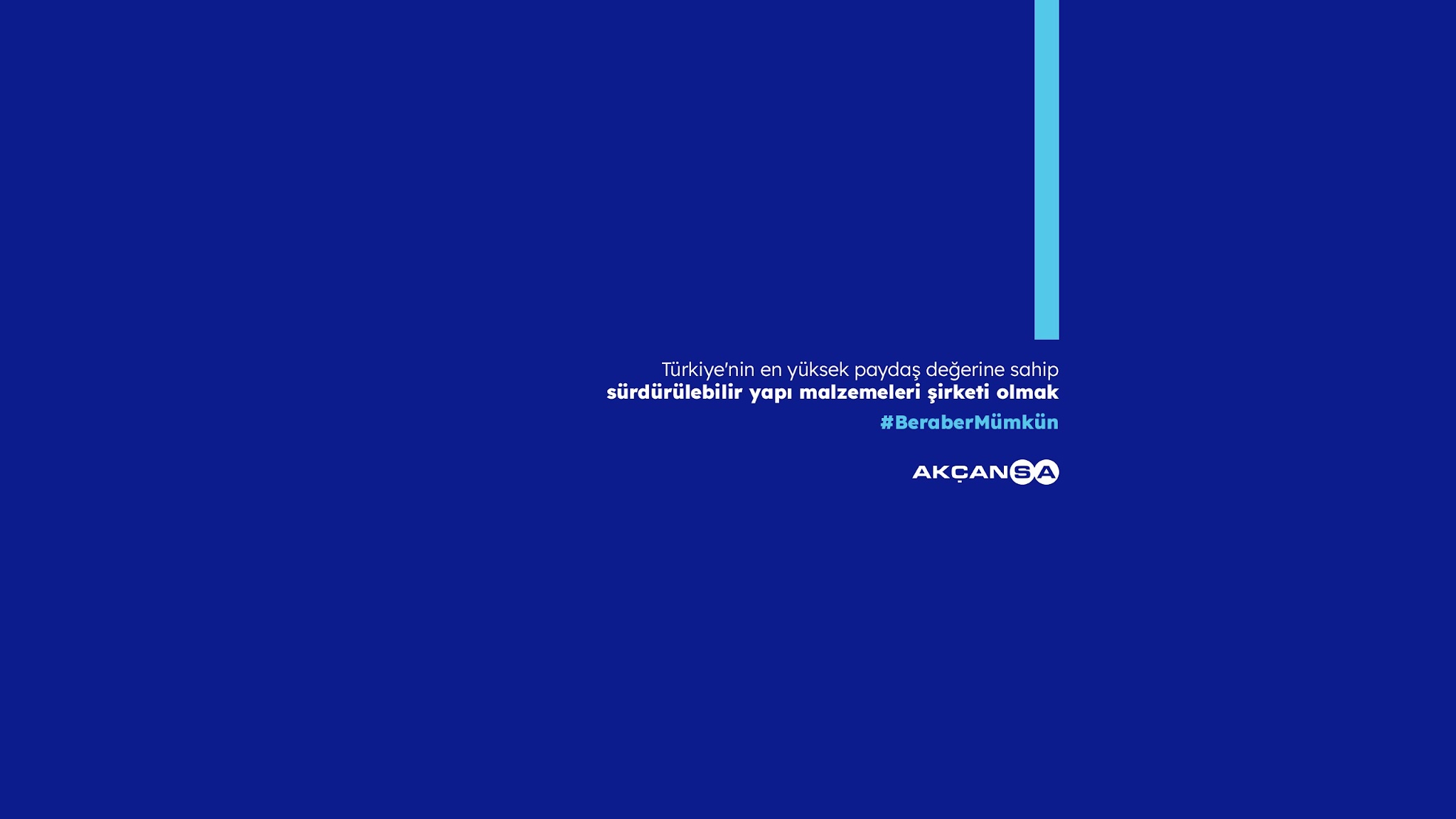 Akçansa YouTube banner
