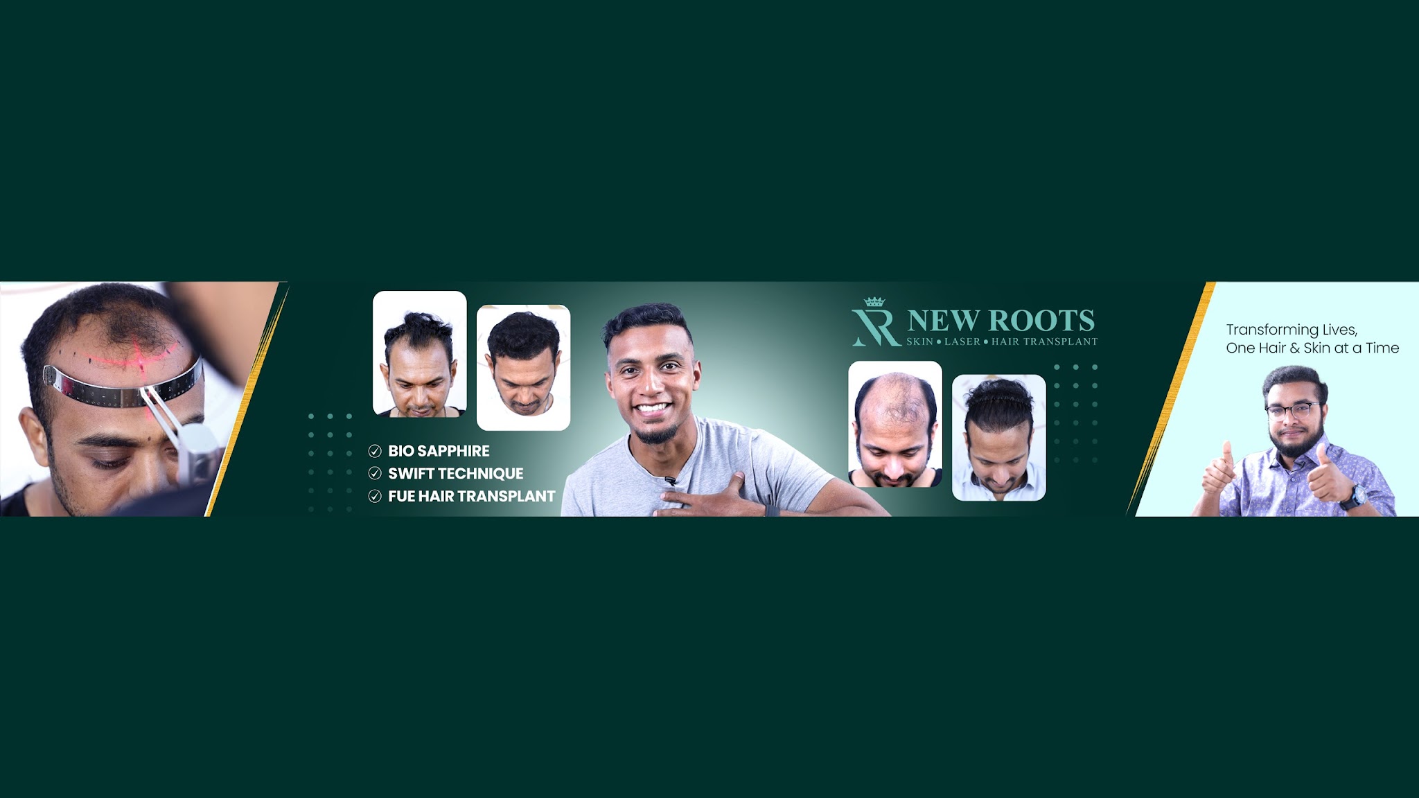 New Roots Hair Transplant Bangladesh YouTube banner