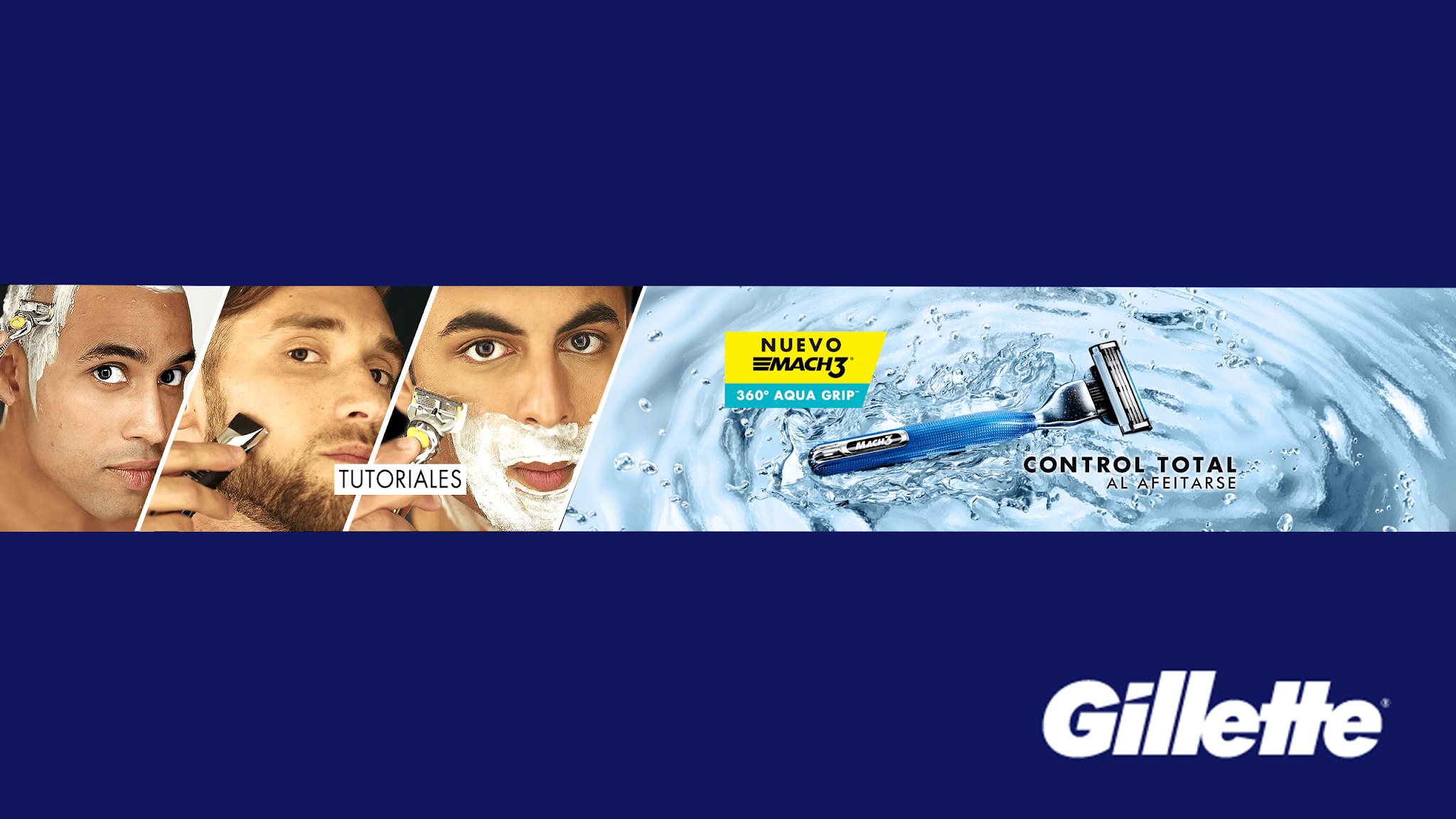 Gillette Latinoamérica YouTube banner