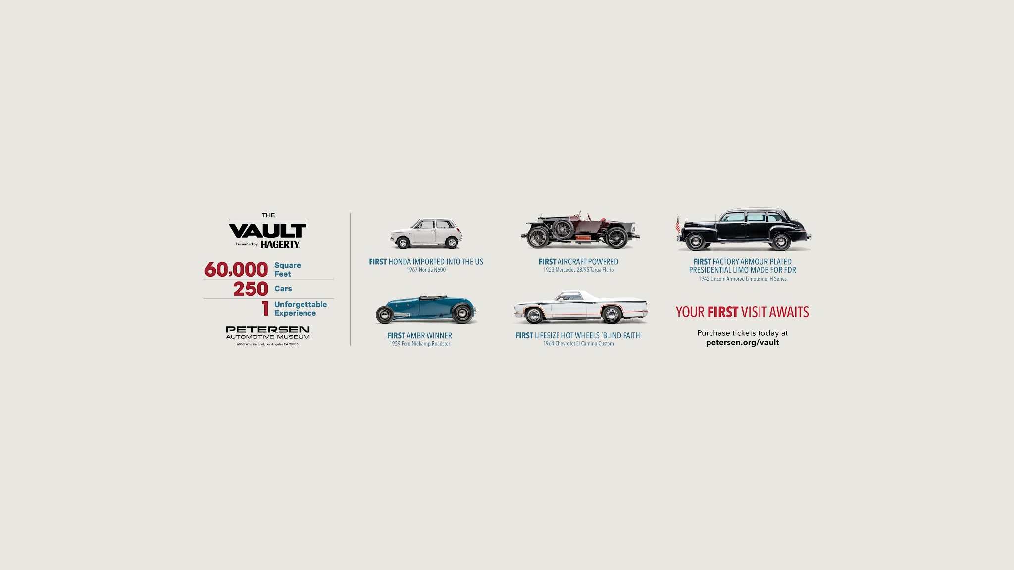 Petersen Automotive Museum YouTube banner