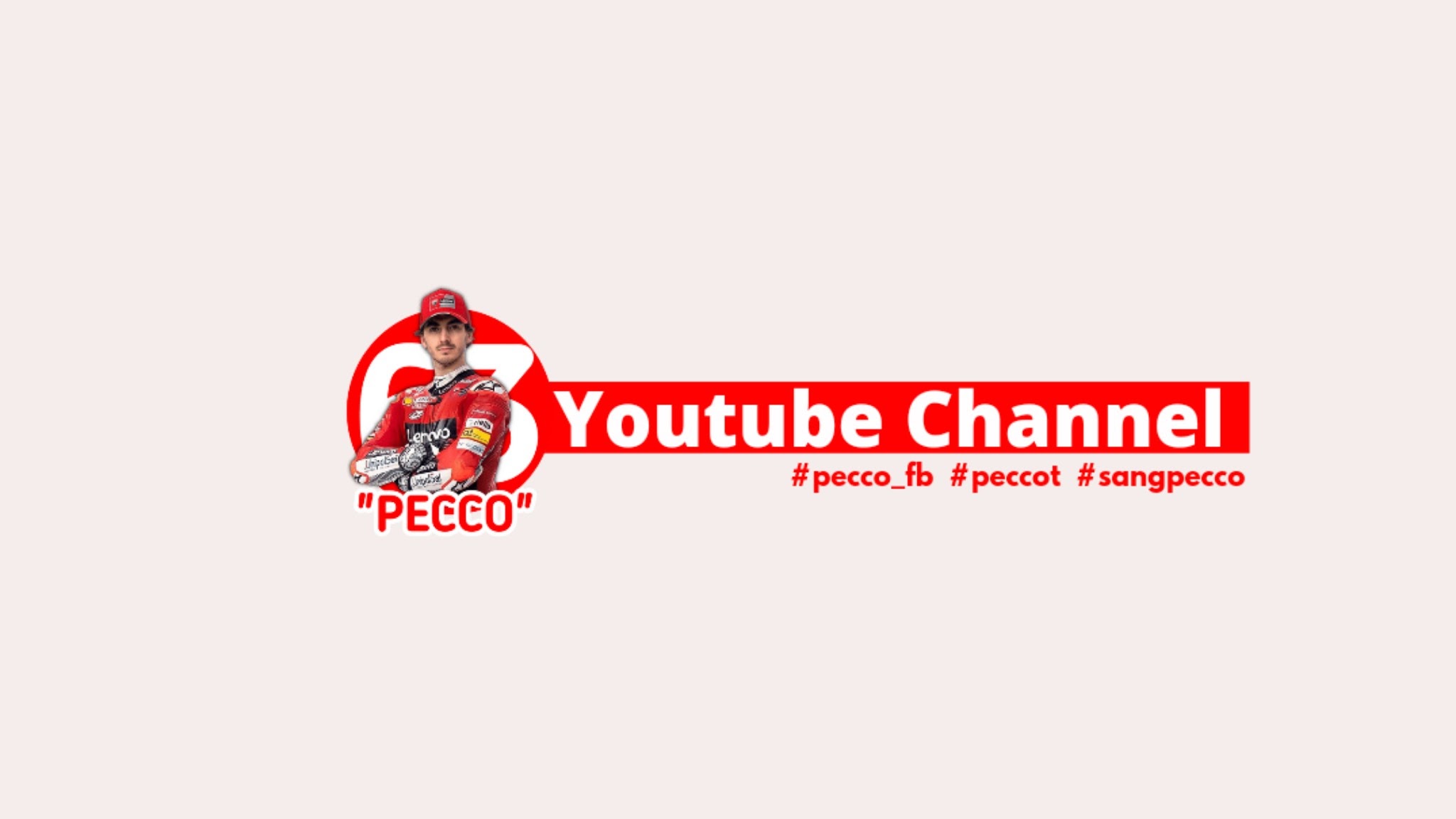 Francesco Bagnaia YouTube banner
