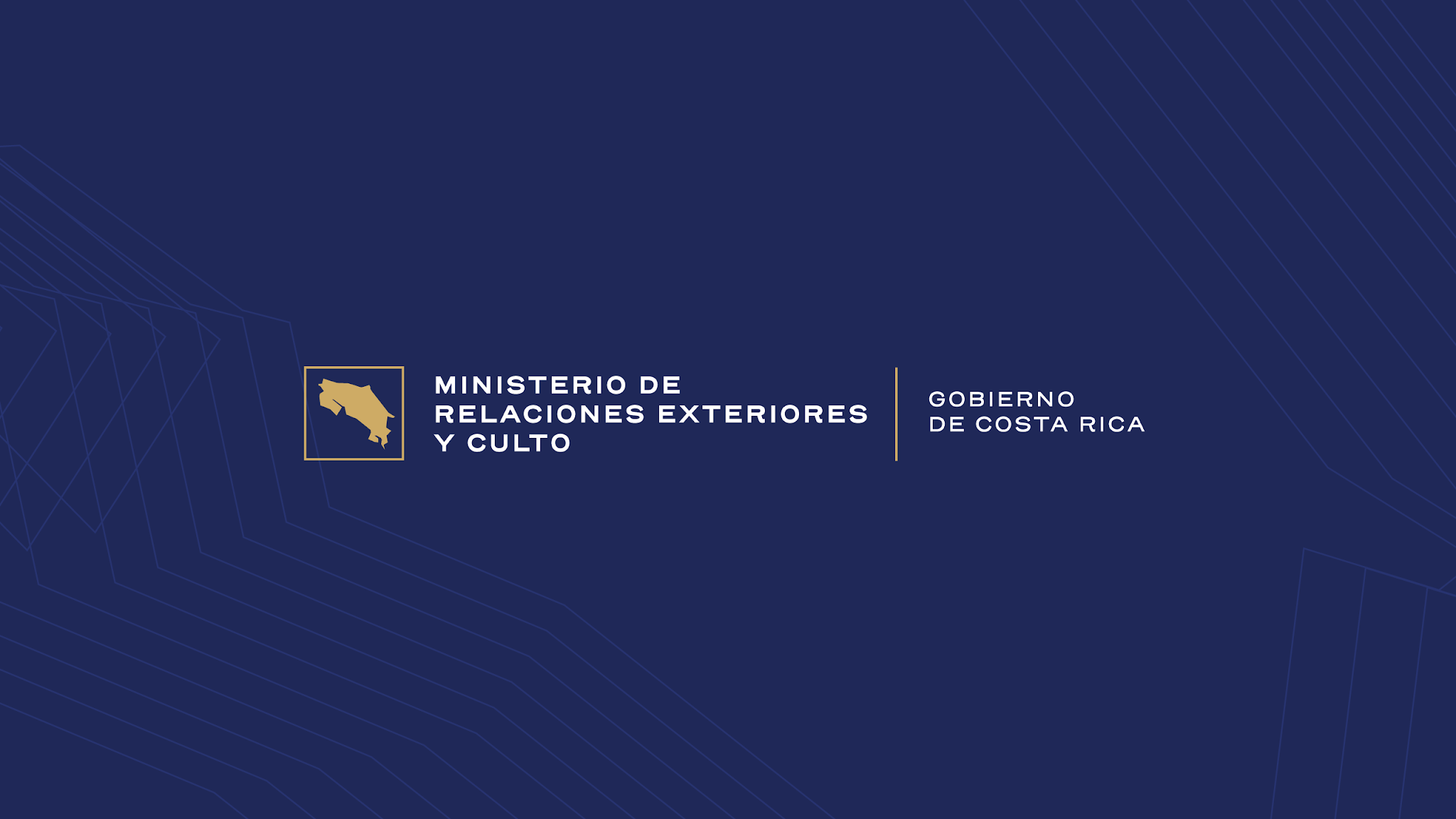 Ministerio de Relaciones Exteriores Costa Rica YouTube banner