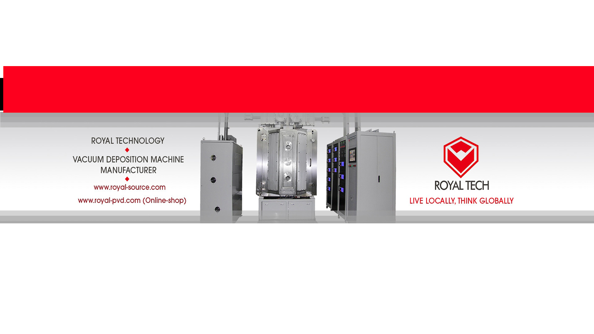 Royal Technology-PVD & PECVD coating machine YouTube banner
