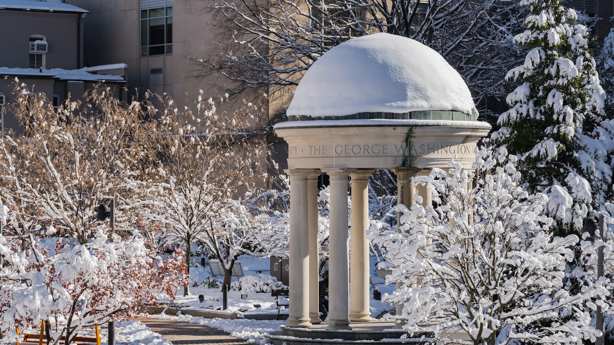 The George Washington University YouTube banner