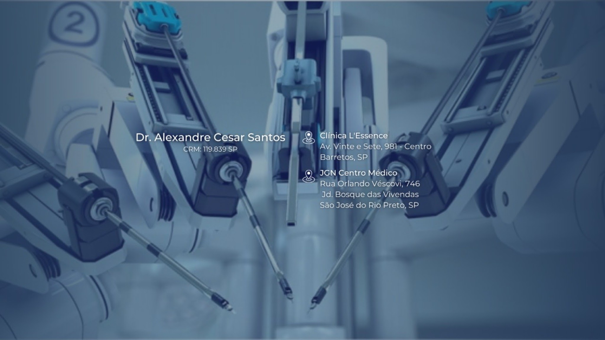 Dr Alexandre Cesar Santos - Urologia e Robótica YouTube banner