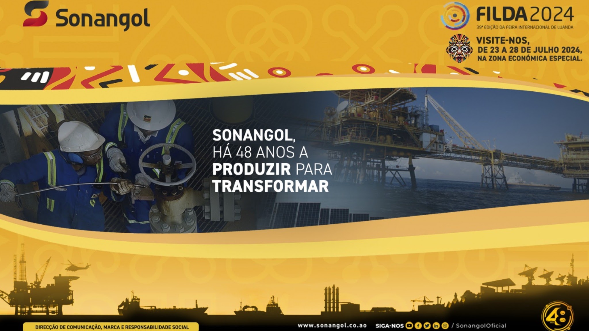 Sonangol Oficial YouTube banner