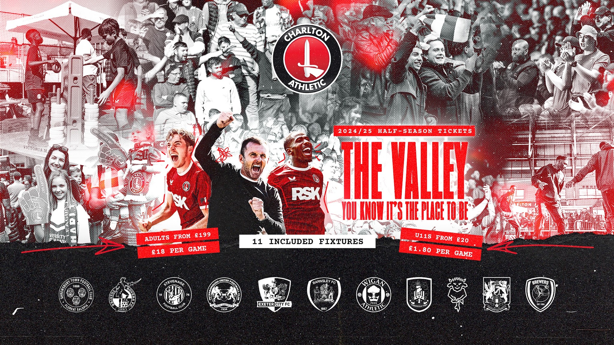 Charlton Athletic Football Club YouTube banner