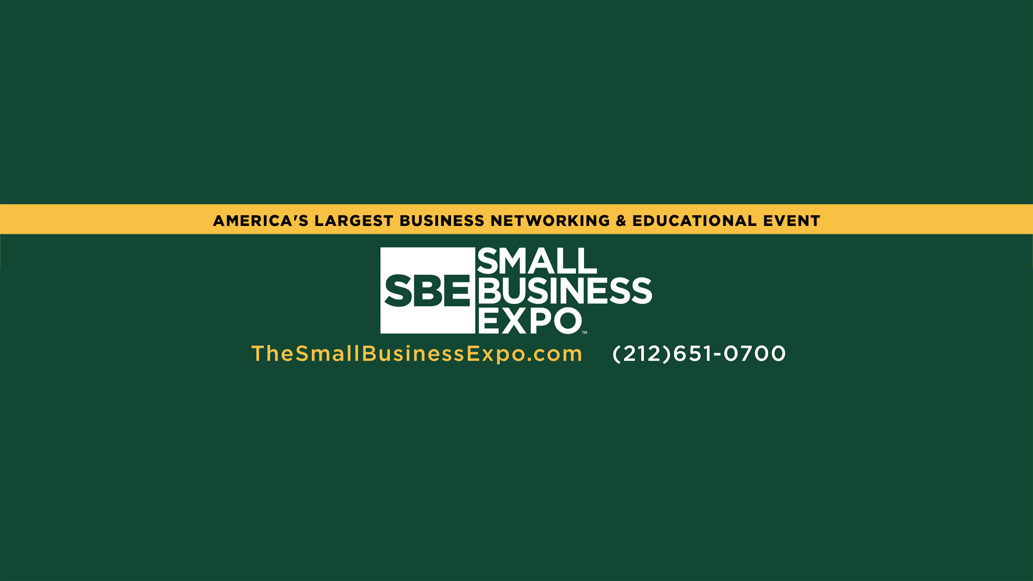 Small Business Expo YouTube banner