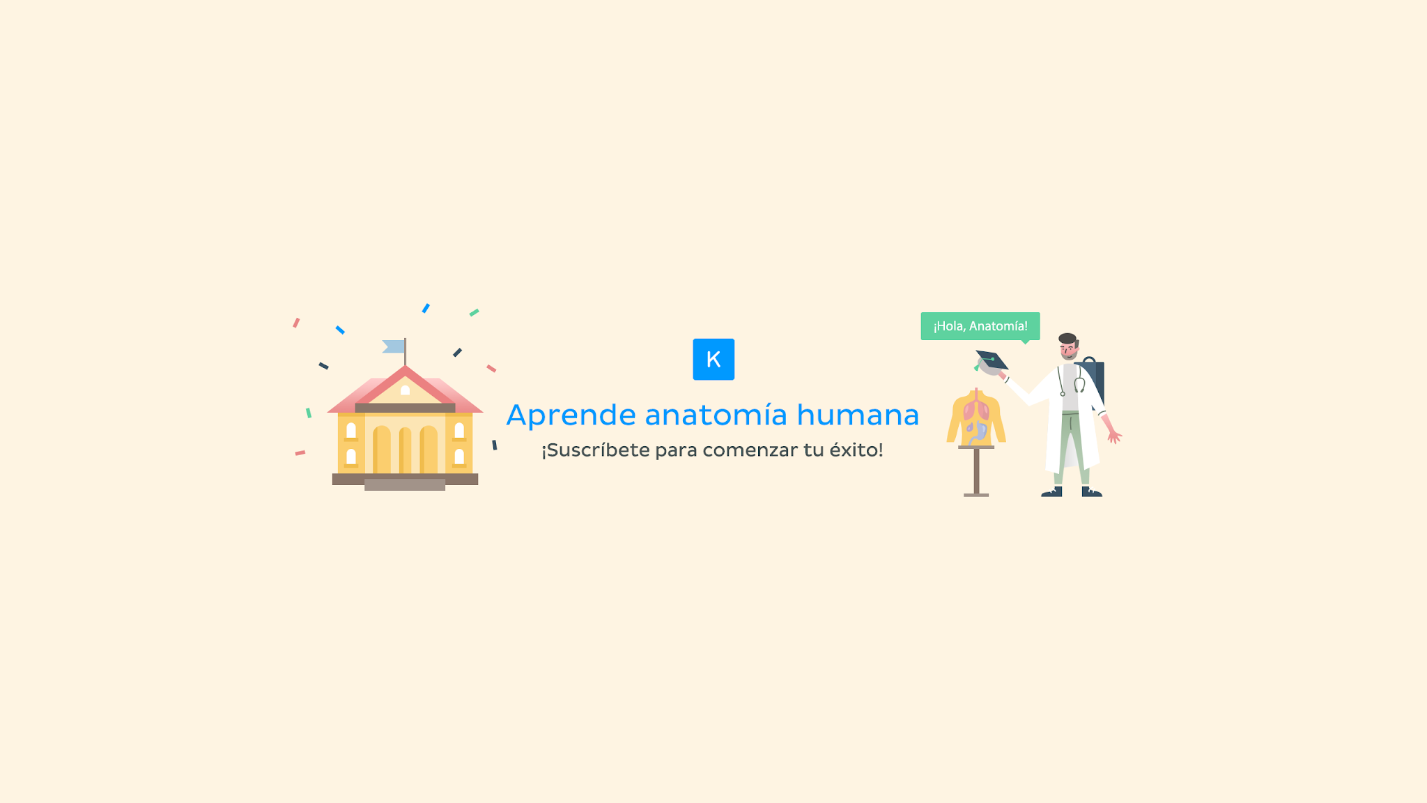Kenhub - Aprende Anatomía Humana YouTube banner