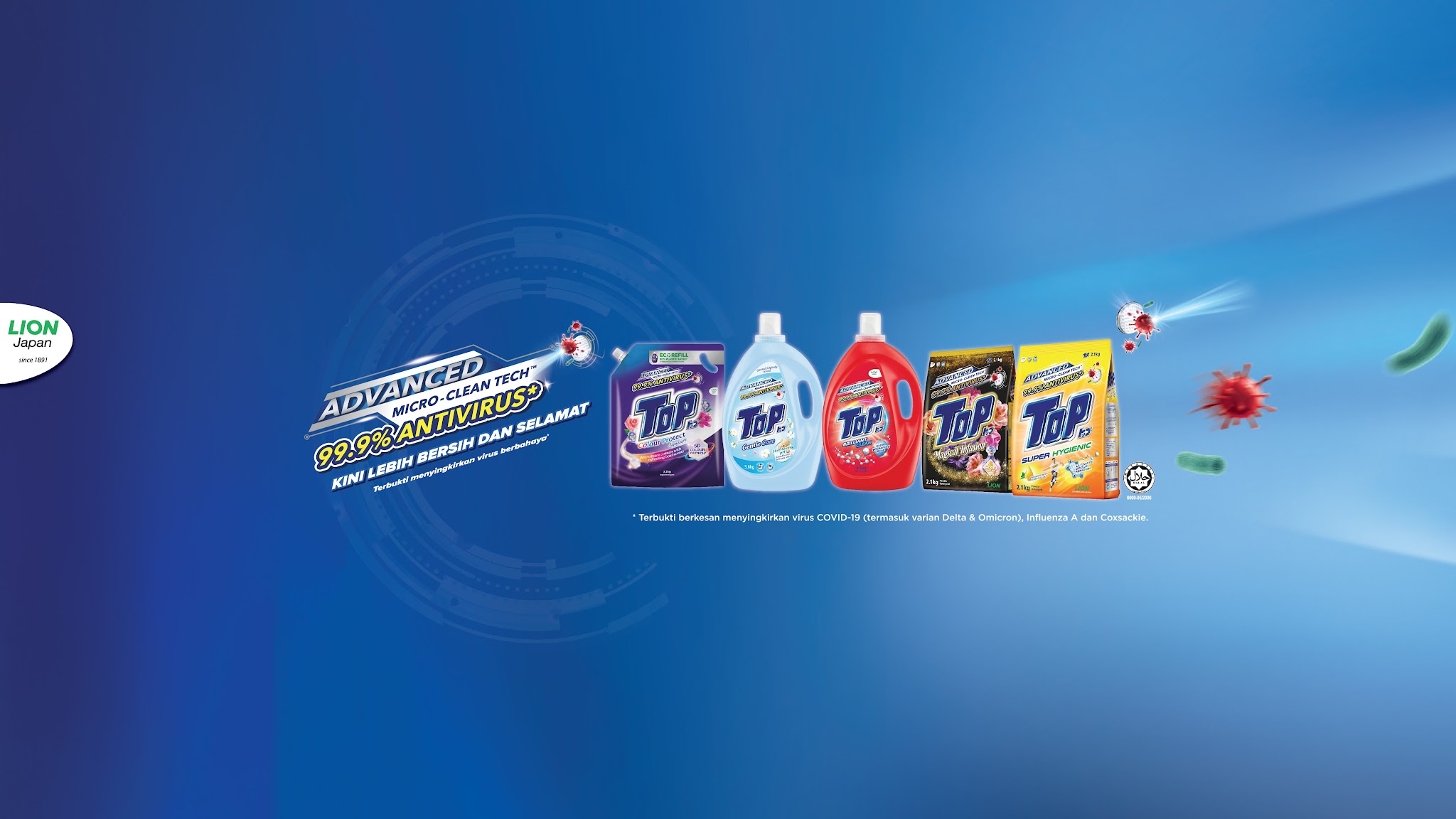 TOP Detergent Malaysia YouTube banner
