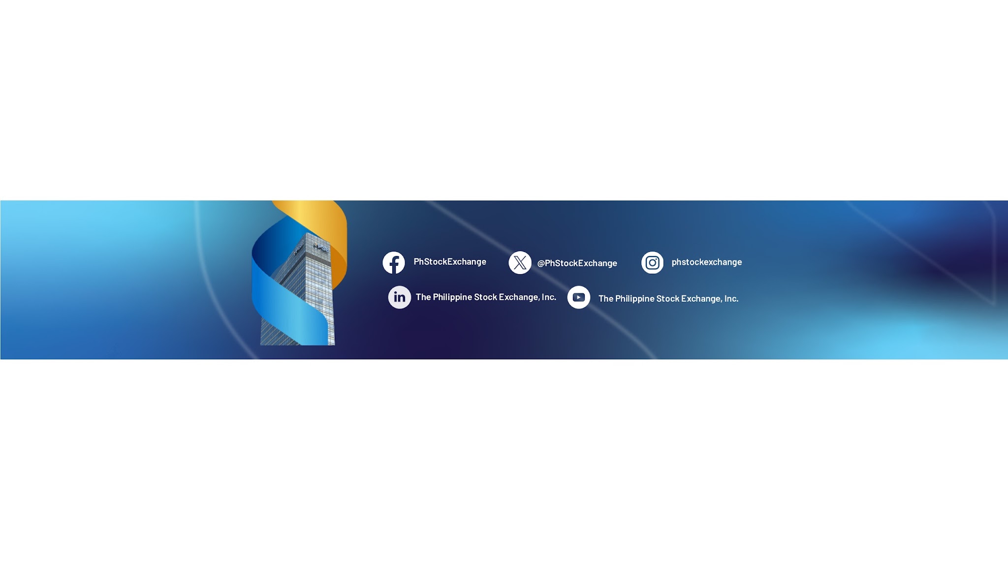 The Philippine Stock Exchange, Inc. YouTube banner