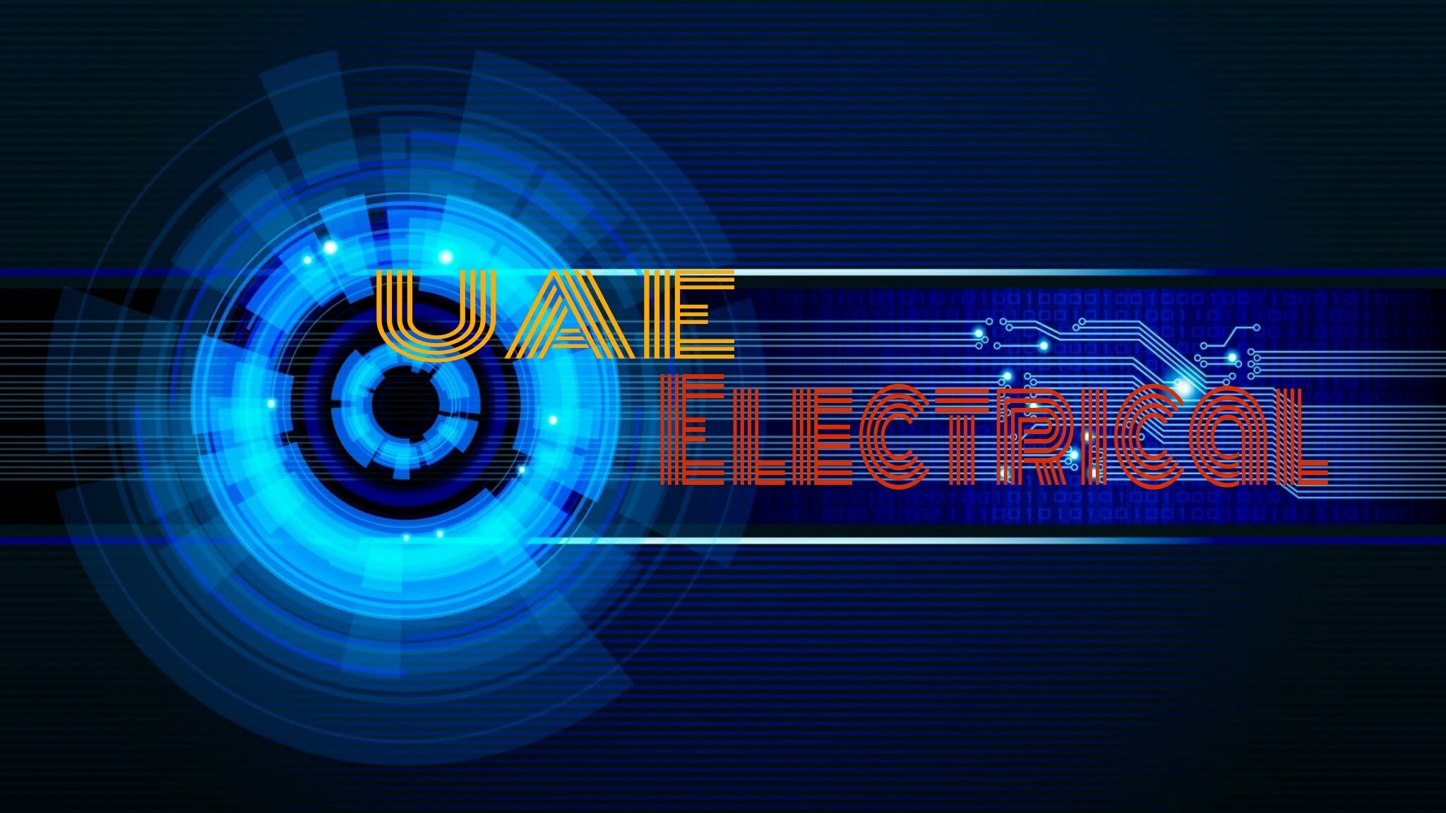 UAE Electrical YouTube banner