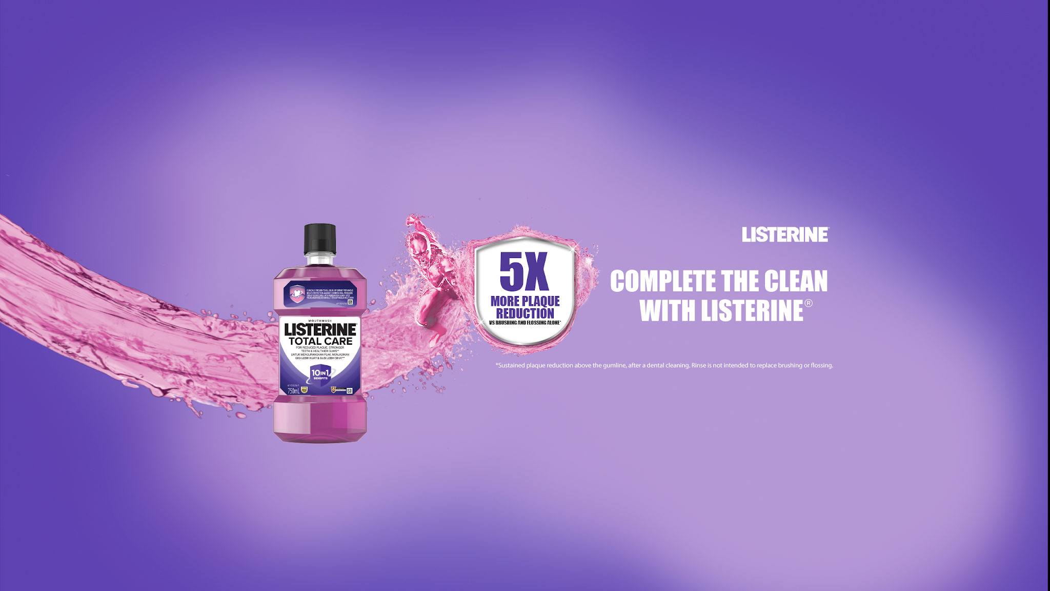 Listerine Malaysia YouTube banner