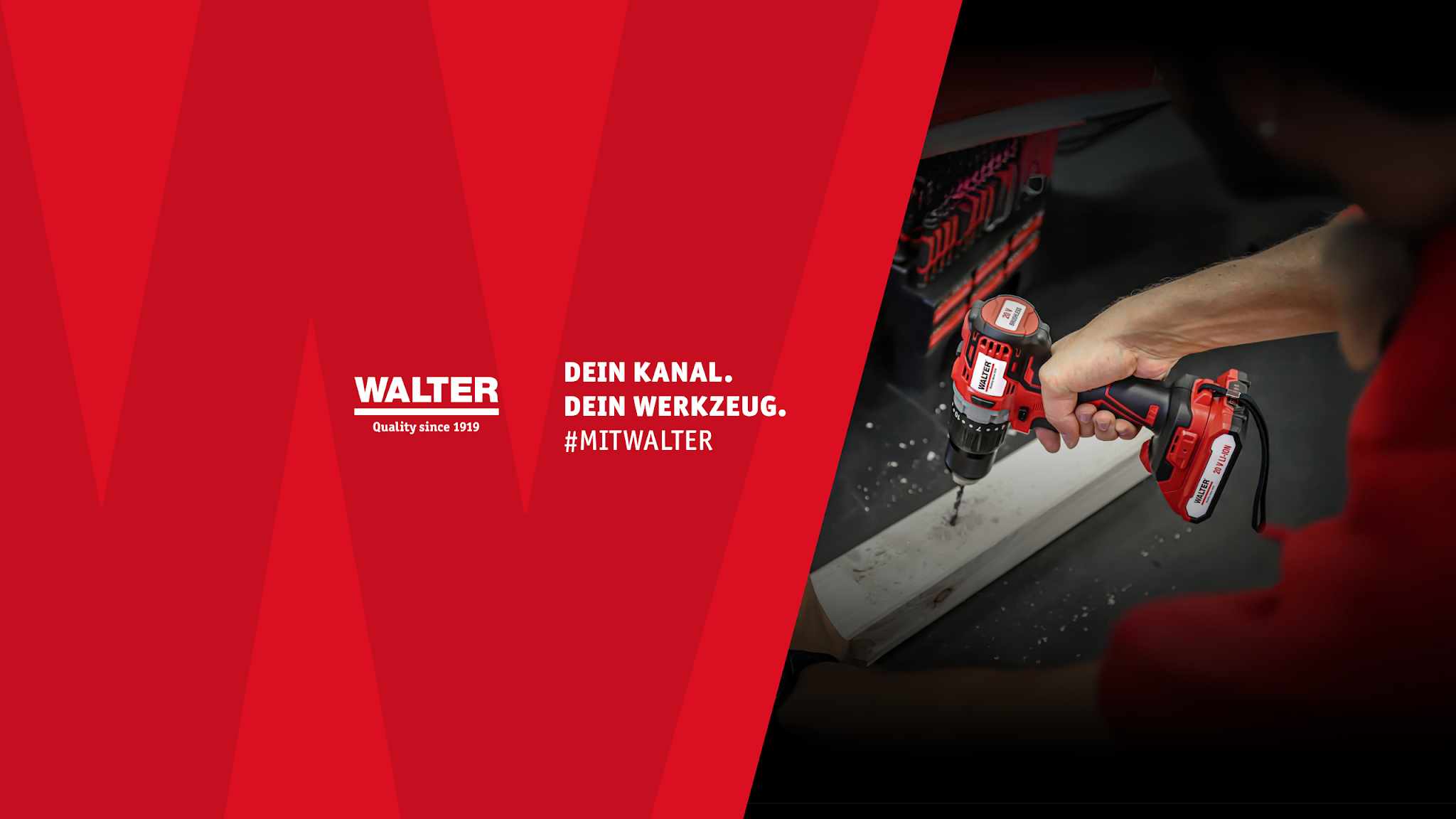 WALTER Werkzeuge YouTube banner