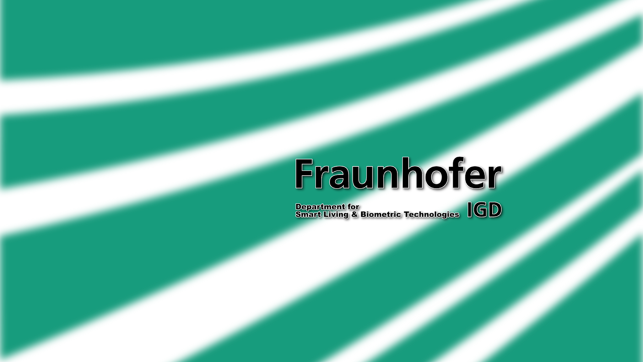 Fraunhofer IGD Smart Living & Biometric Tech. YouTube banner