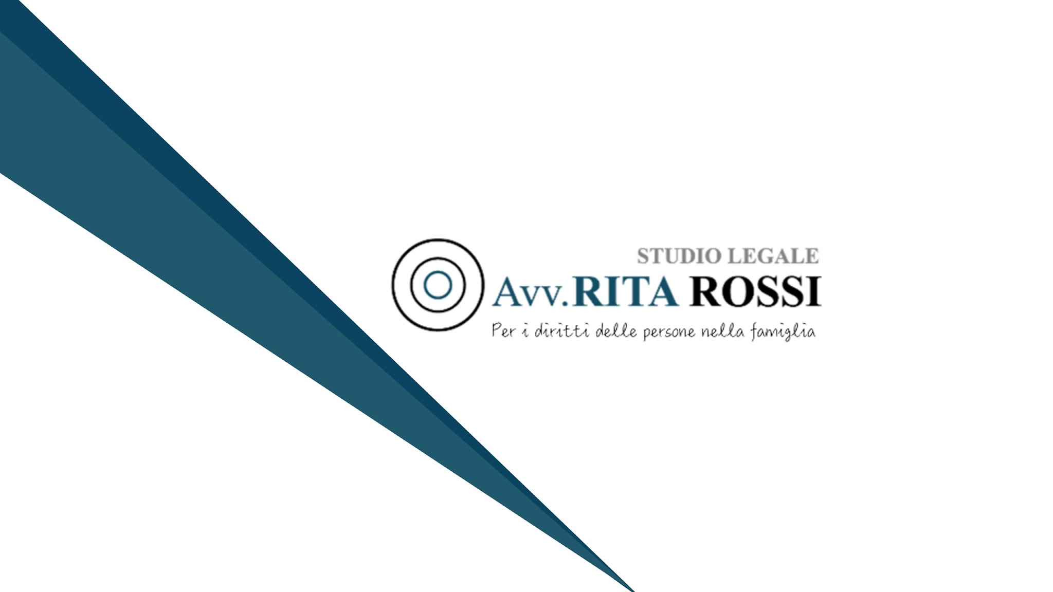 Avv. Rita Rossi avvocato familiarista YouTube banner