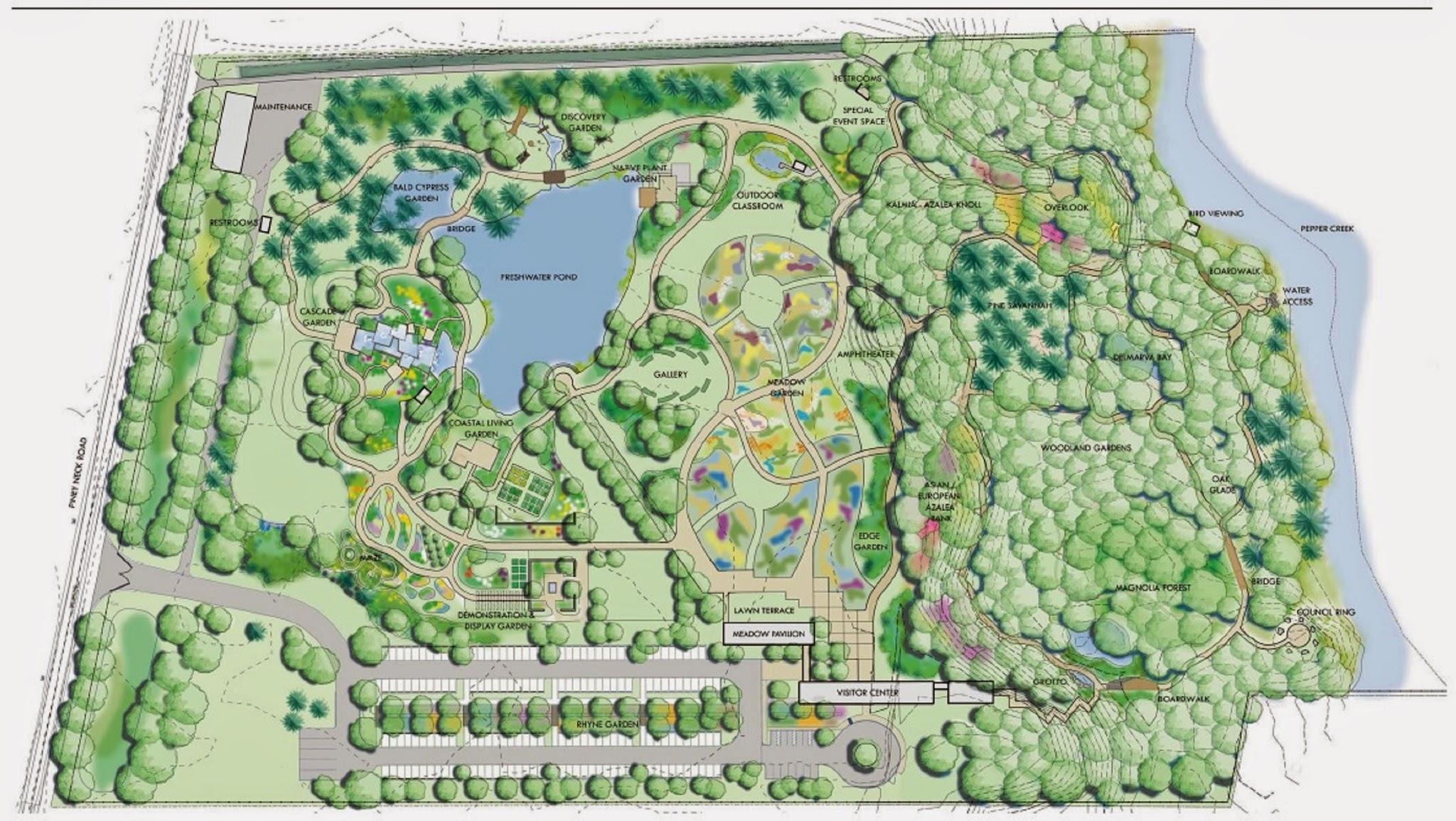 Delaware Botanic Gardens at Pepper Creek YouTube banner