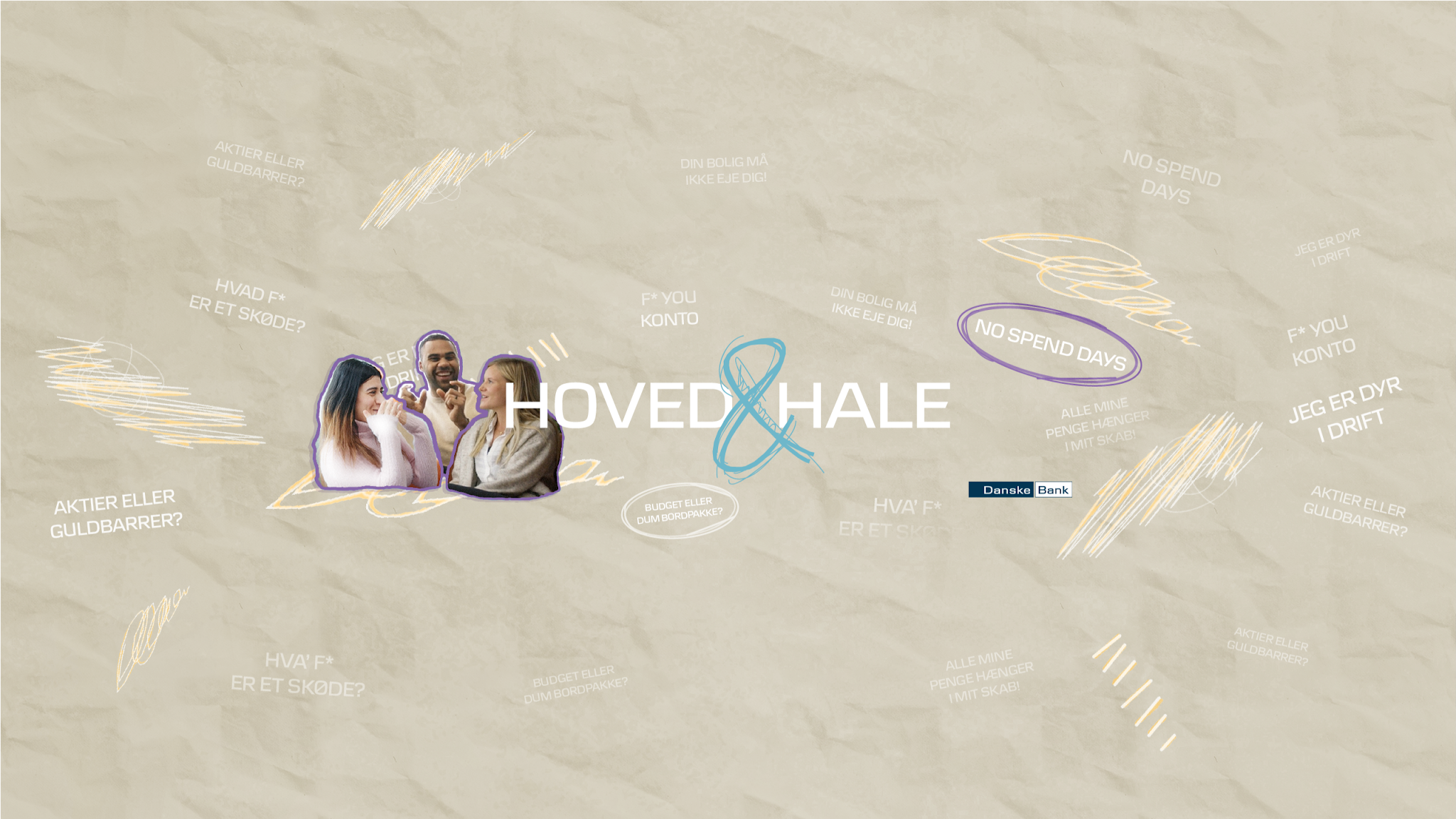 Hoved & Hale fra Danske Bank YouTube banner
