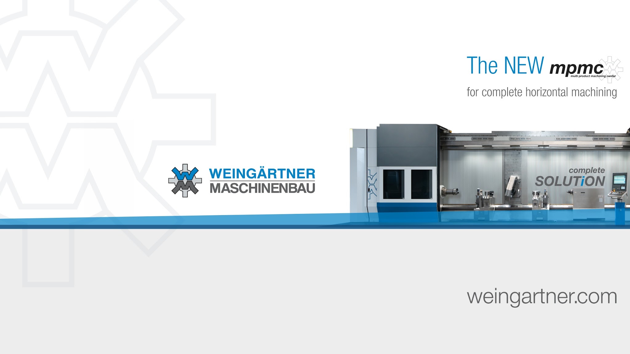 Weingärtner Maschinenbau YouTube banner