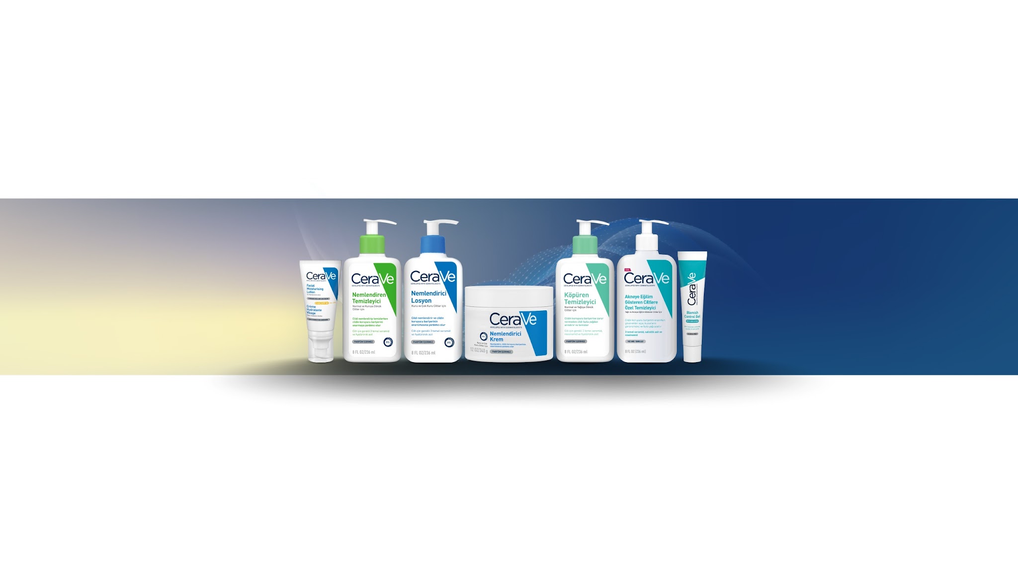 CeraVe Türkiye YouTube banner