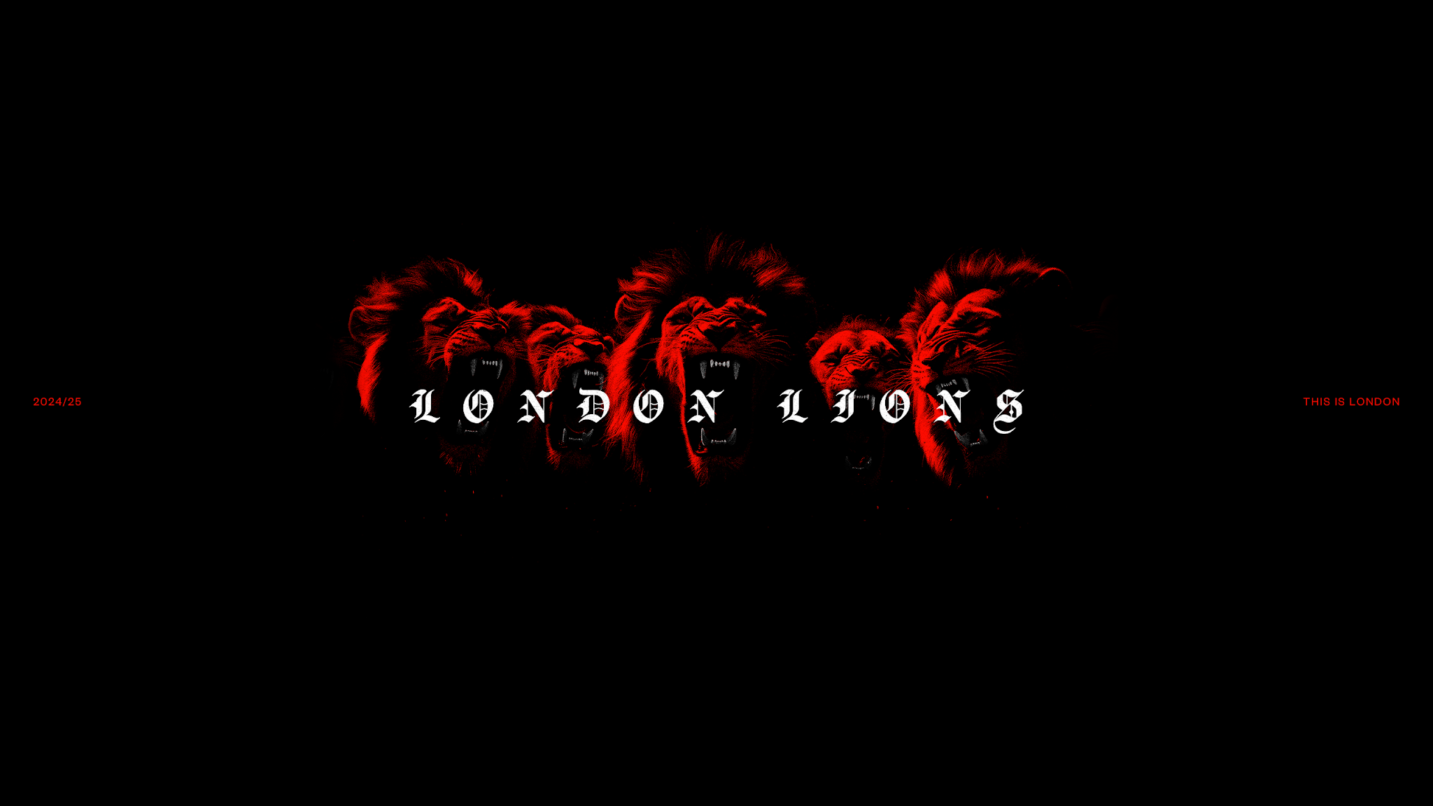 London Lions Basketball YouTube banner