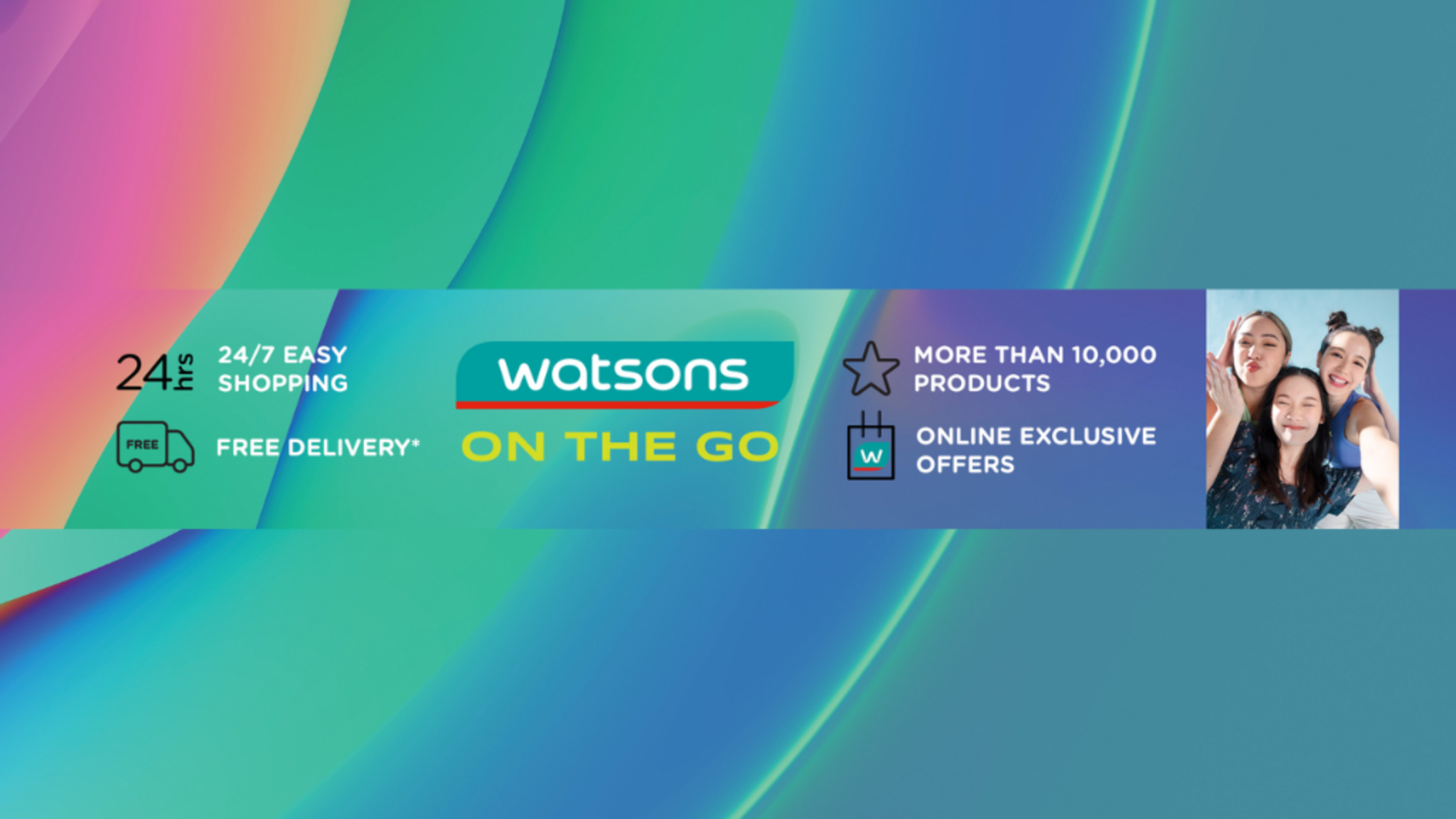 Watsons Singapore YouTube banner