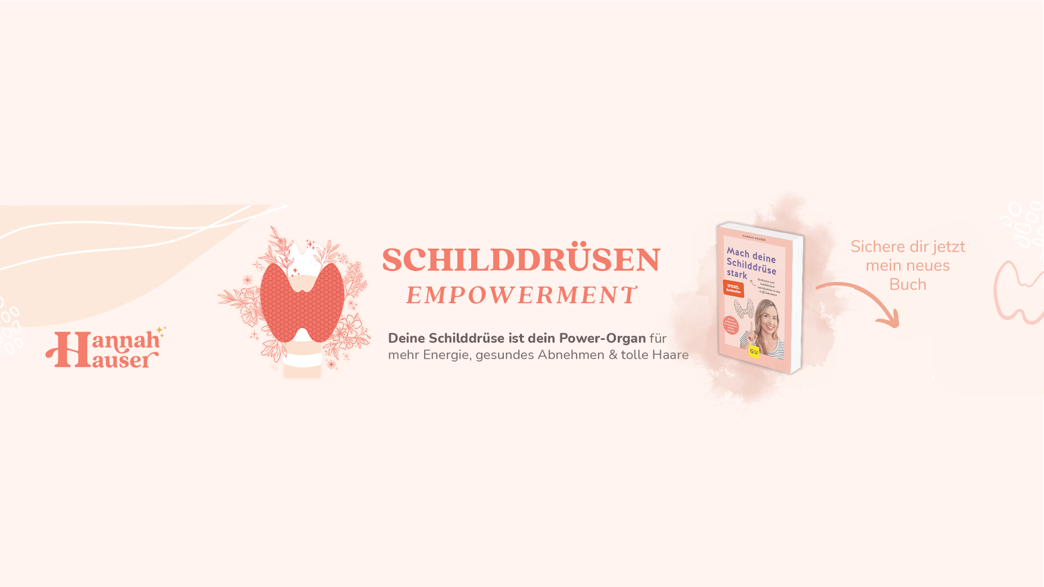 Schilddrüsen Power mit Hannah Hauser YouTube banner