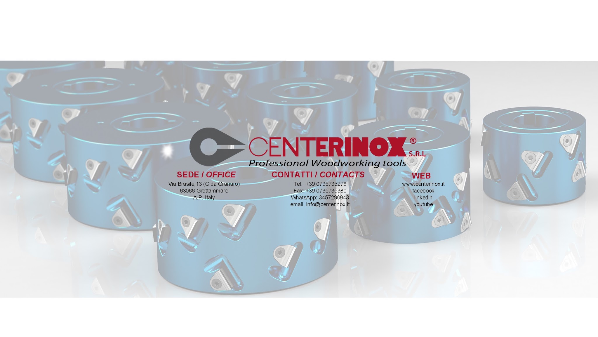 Centerinox WoodWorking Tools YouTube banner