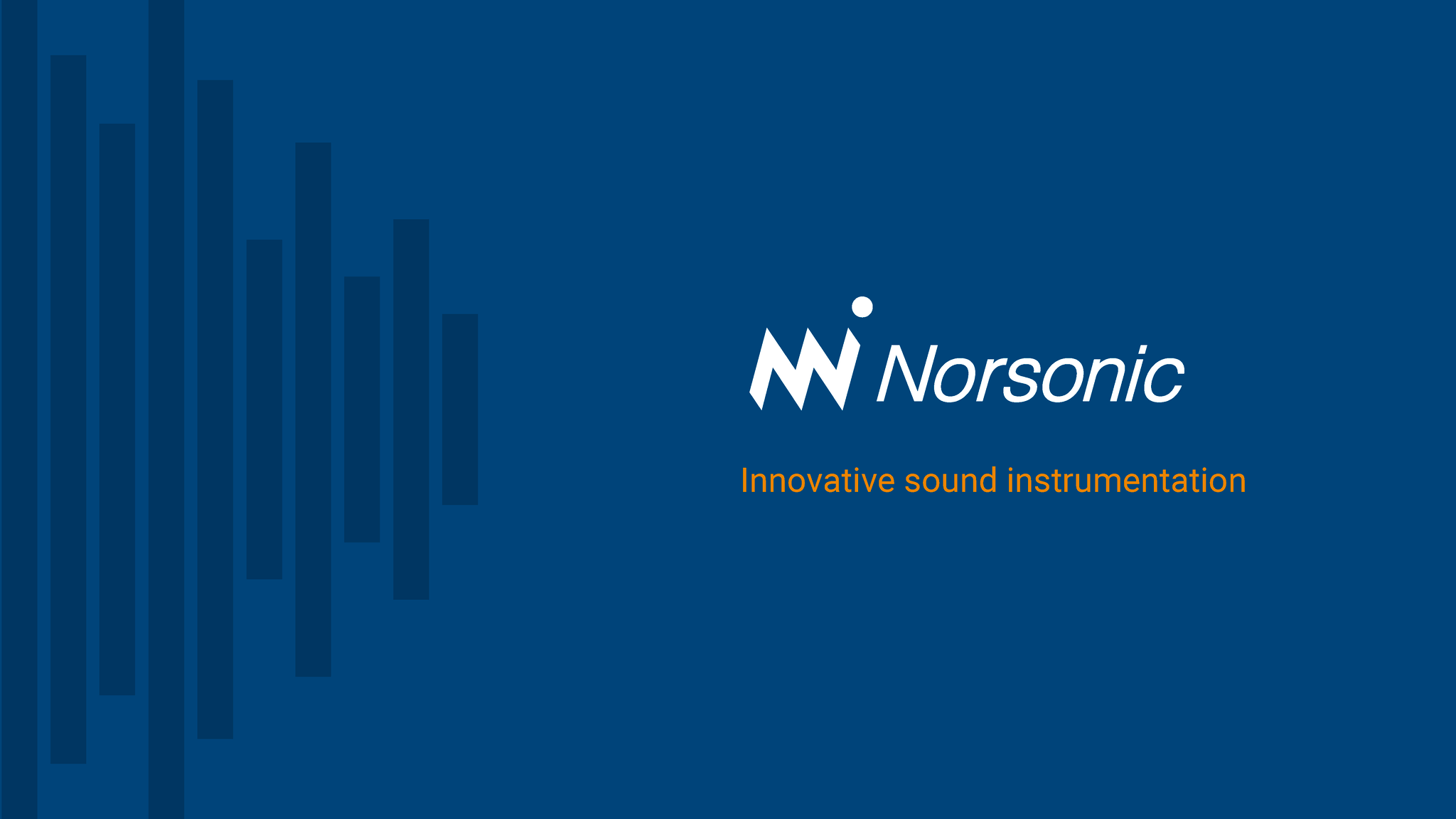 Norsonic AS YouTube banner