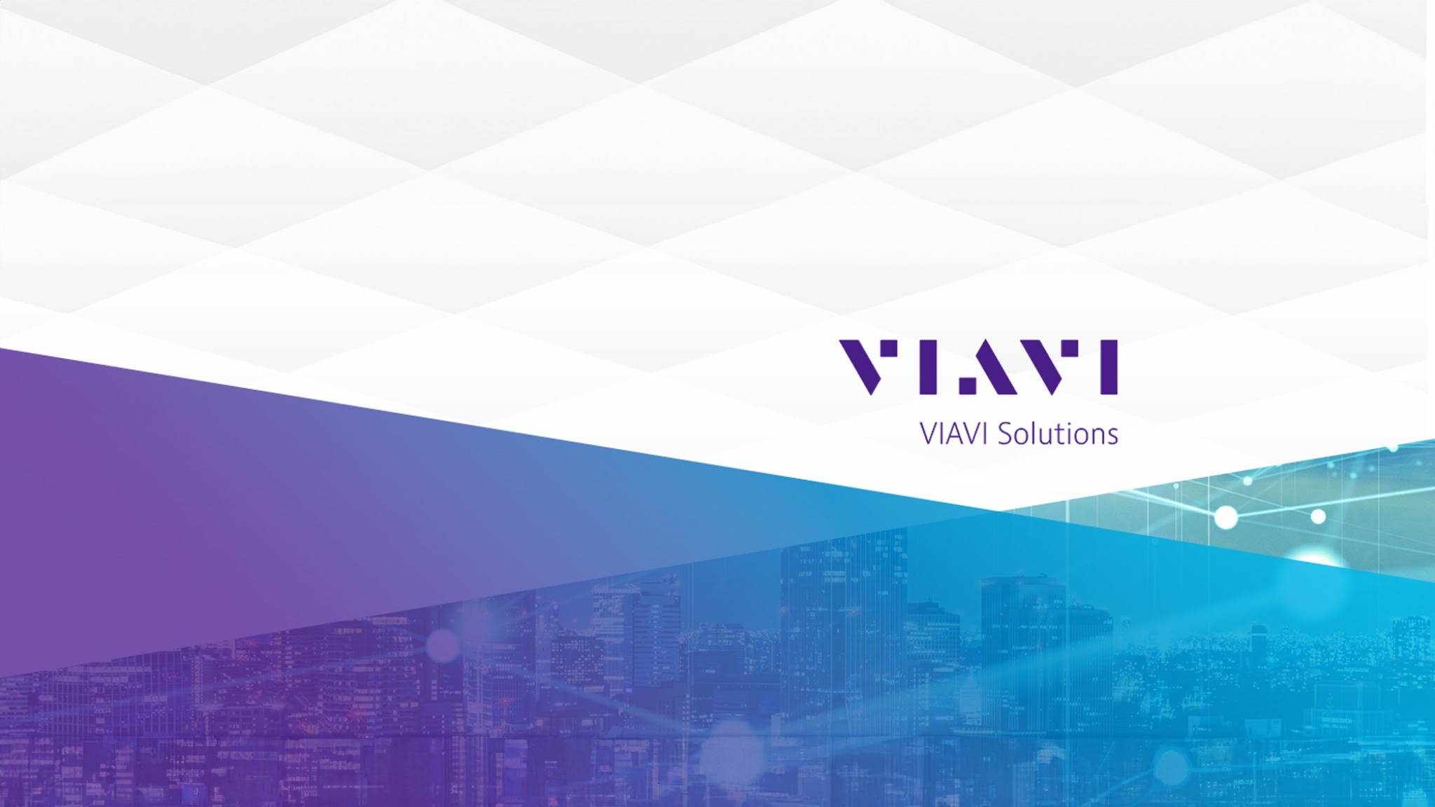 VIAVI Solutions YouTube banner