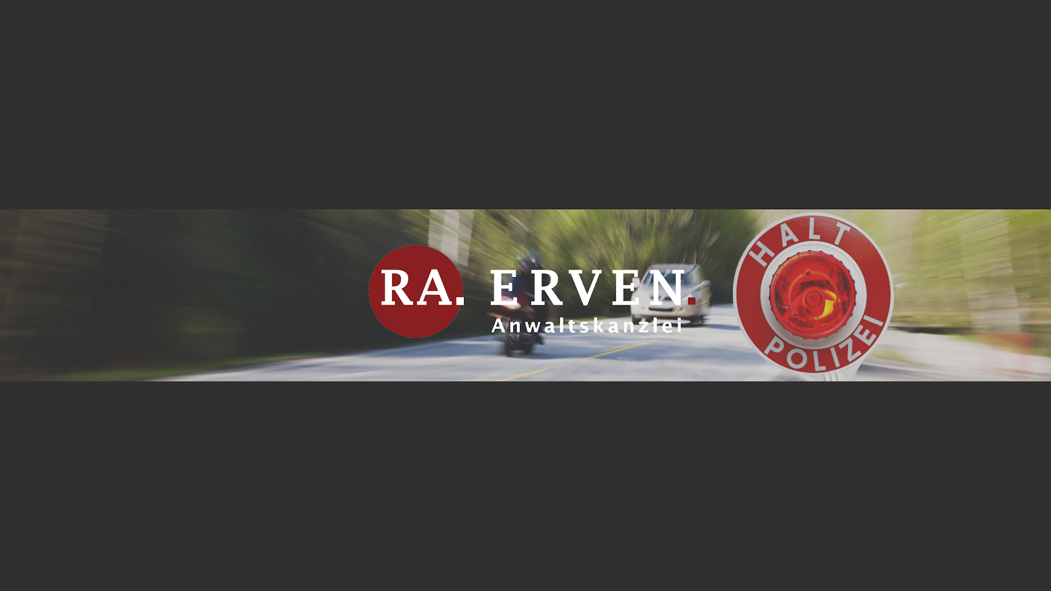 Thomas Erven - Fachanwalt für Verkehrsrecht﻿﻿ YouTube banner
